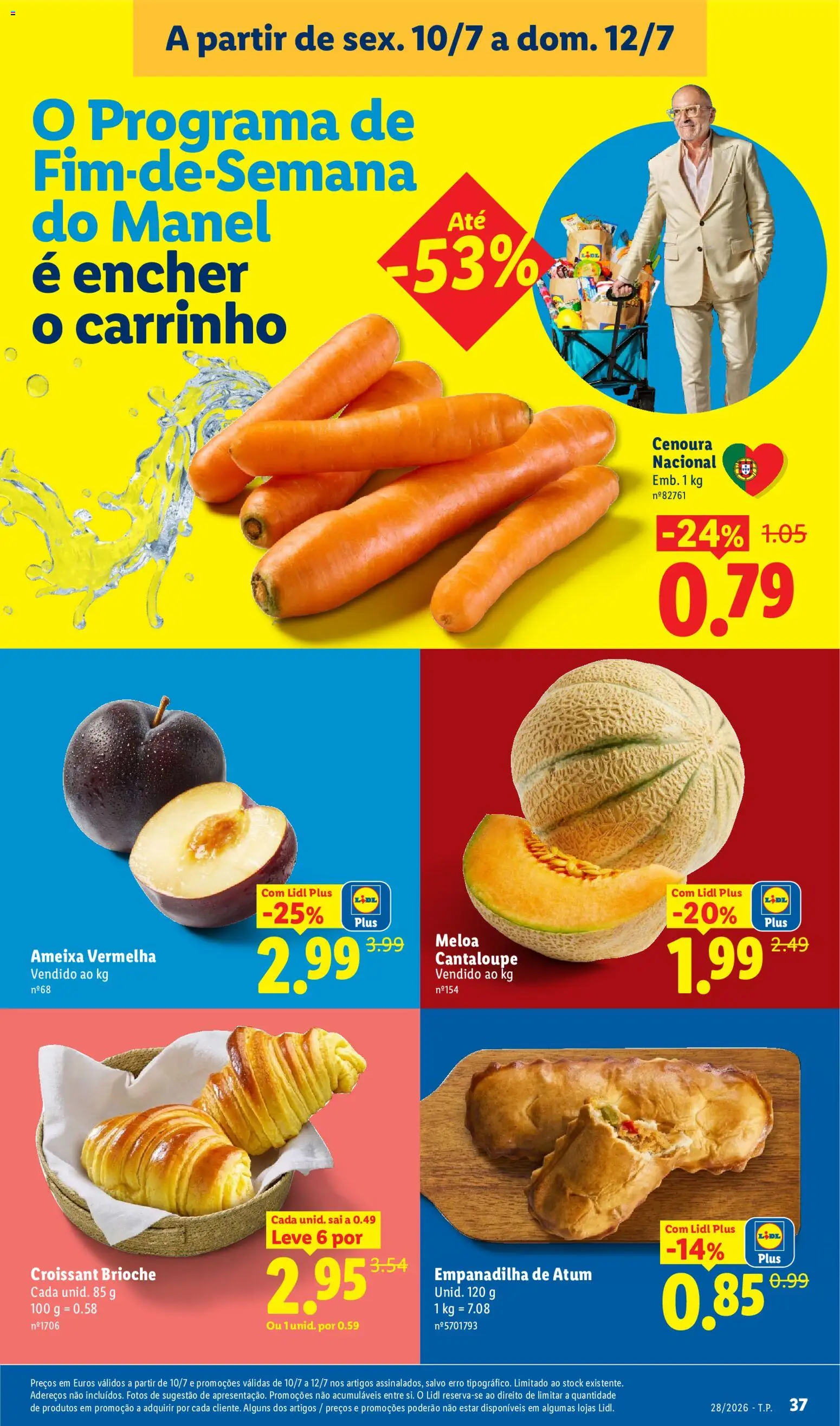 Lidl folheto │ válido de 06/07/2026 | Página: 37 | Produtos: Atum, Cenoura