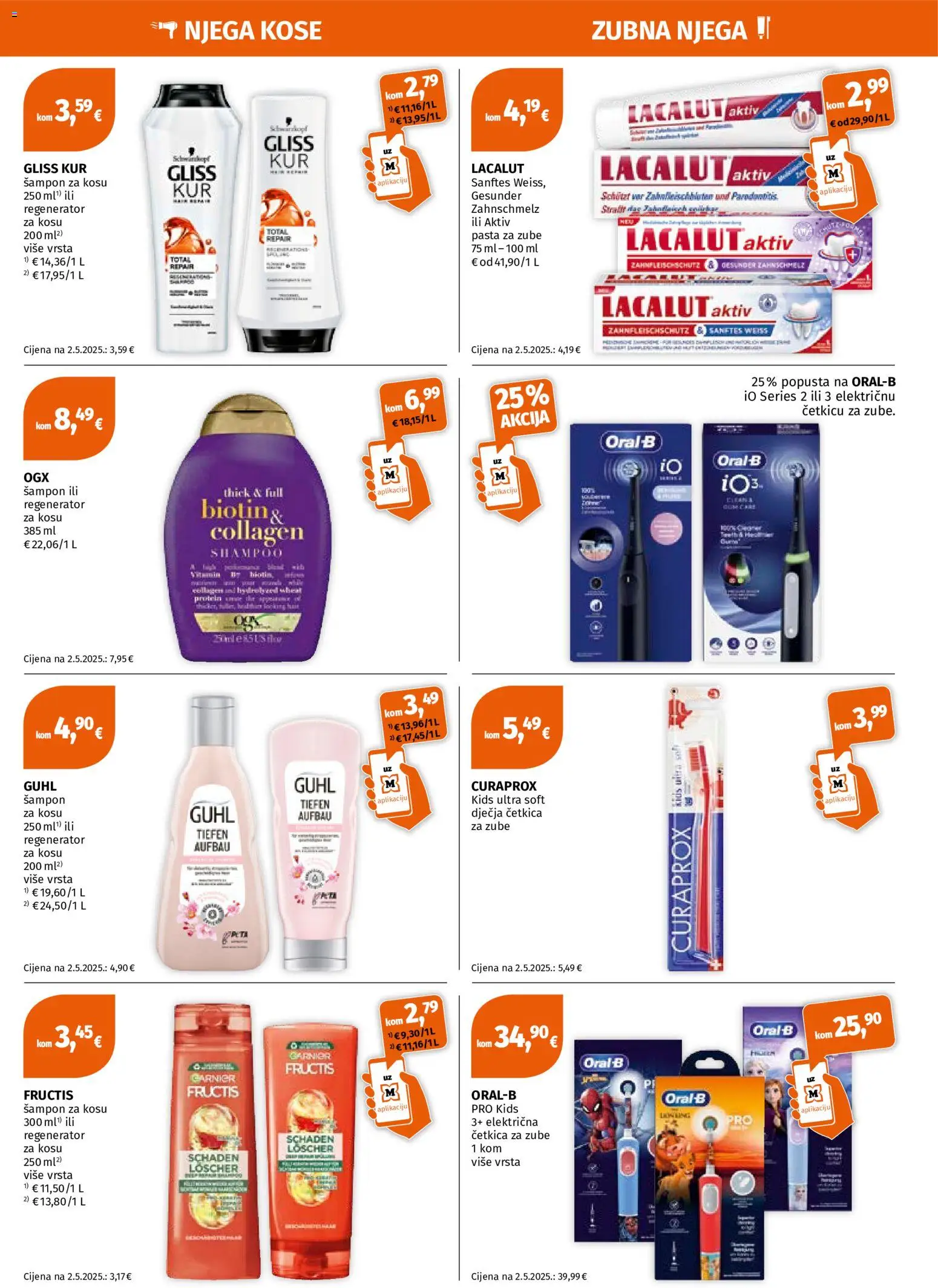 Müller katalog | vrijedi od 15.06.2026 | Stranica: 5 | Proizvodi: Šampon, Regenerator, Pasta za zube, Lacalut