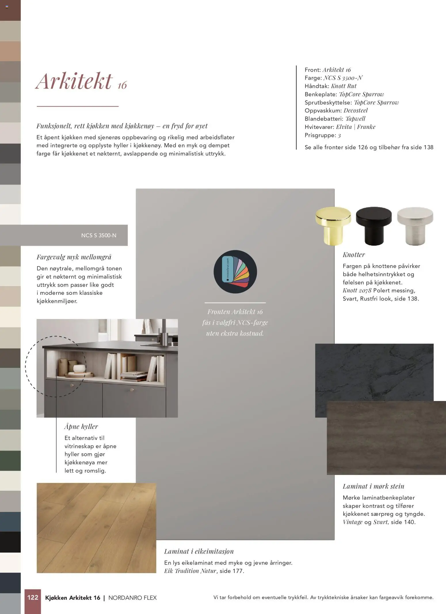{H1} | Side: 122 | Produkter: Vitrineskap, Lys, Oppvaskkum, Knotter