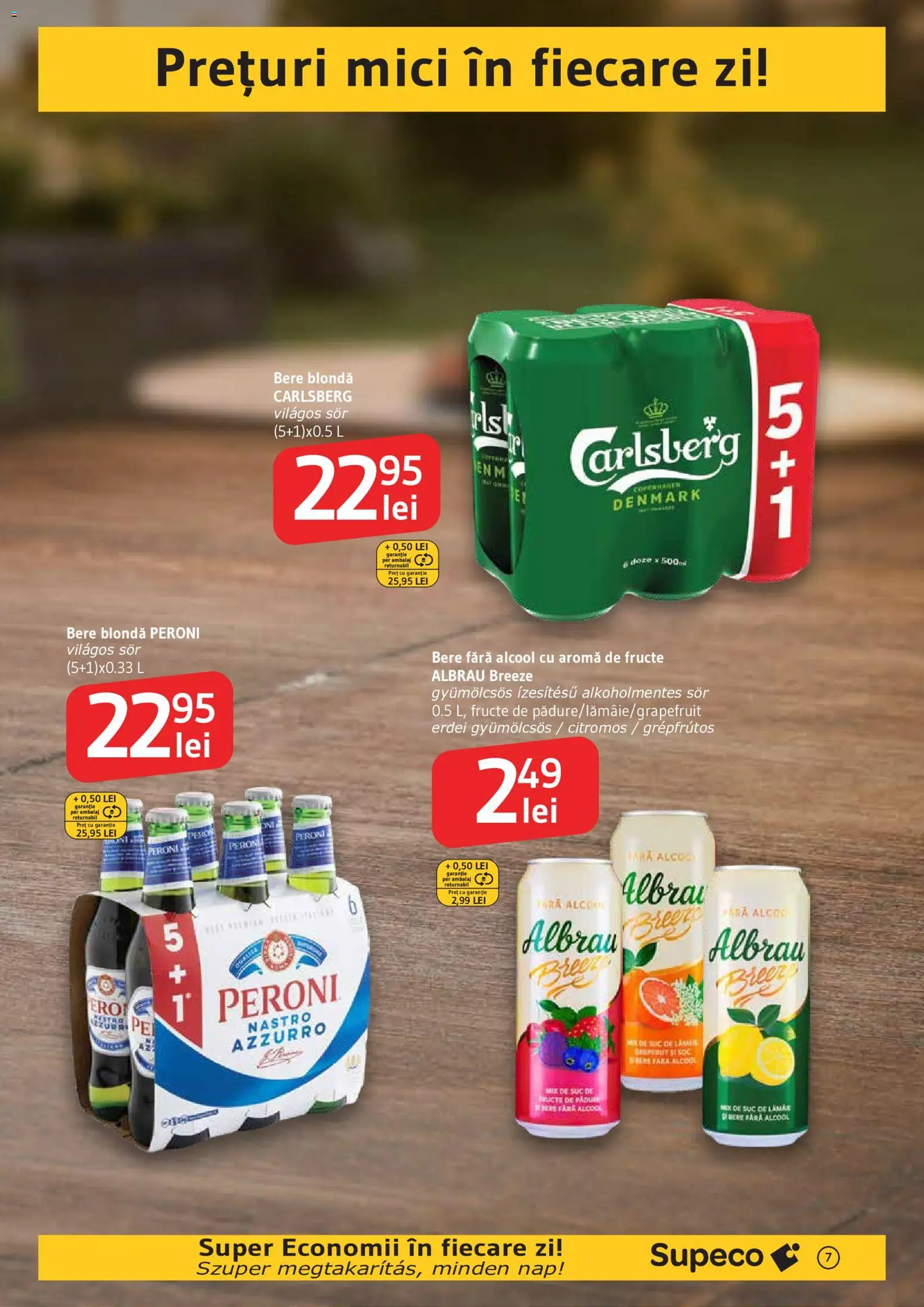Noul catalog Supeco – valabil de la 06.08.2026 | Pagină: 7 | Produse: Pară, Mici, Bere, Fructe