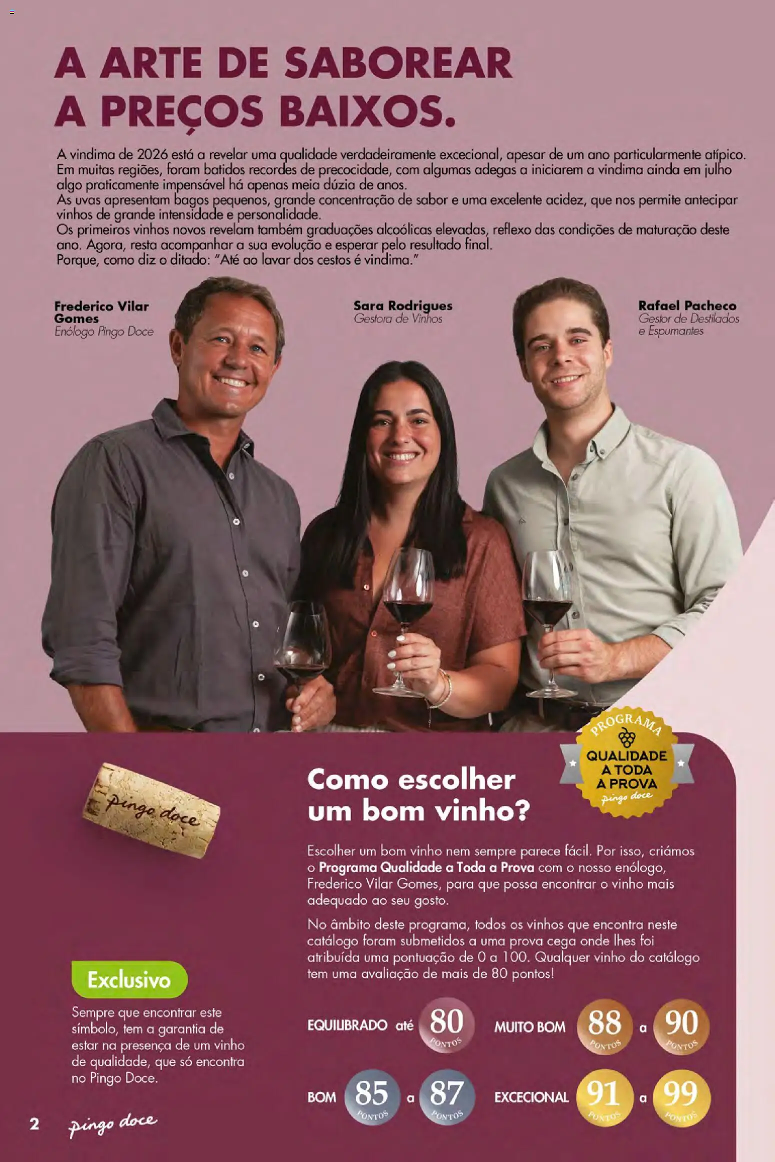 Pingo Doce Vinhos e Sabores de Portugal Açores │ válido de 17/09/2026 | Página: 2 | Produtos: Vinho, Uvas