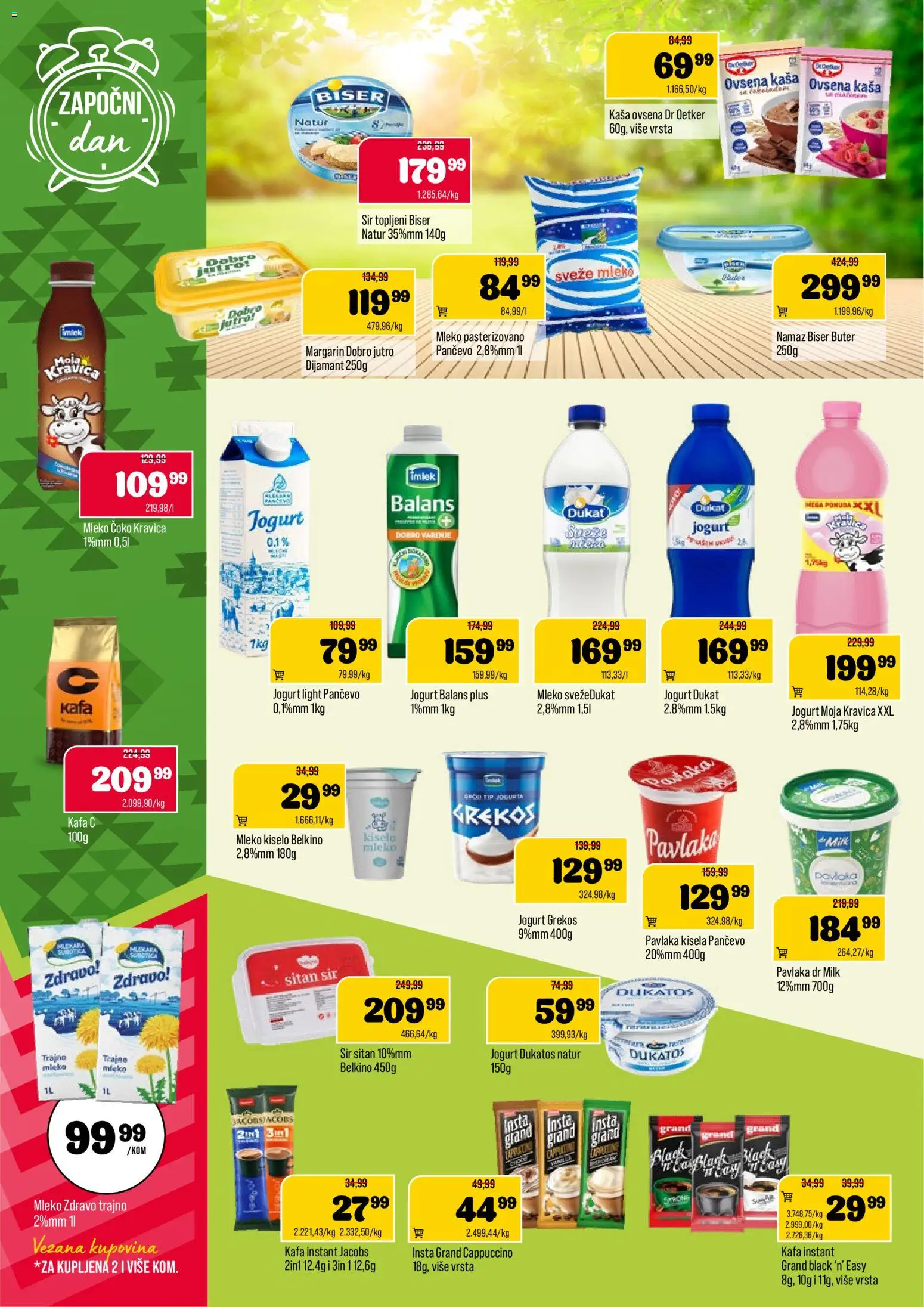 Podunavlje katalog - važi od 06.05.2026 | Strana: 4 | Proizvode: Sitan sir, Mleko, Sir, Jogurt