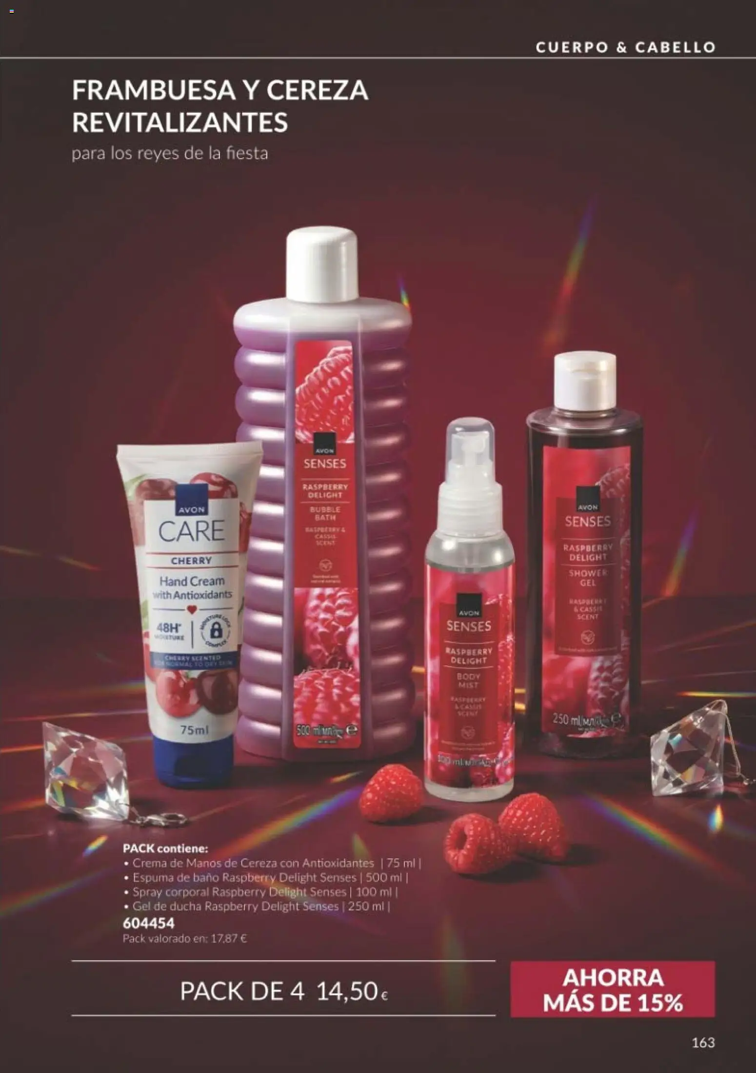 Catálogo AVON Black Friday │ válido desde el 01/11/2026 | Página: 163 | Productos: Gel de ducha, Body, Baño, Ducha