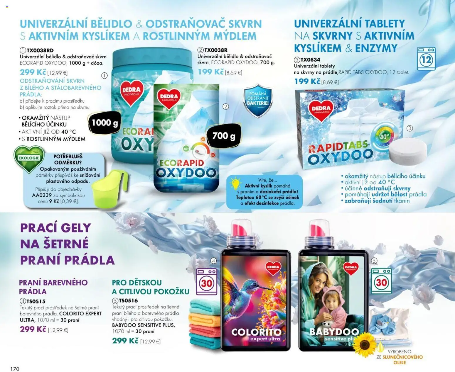 Nové Dedra akcie – leták je platný od 23.10.2026 | Strana: 70 | Produkty: Odstraňovač škvŕn