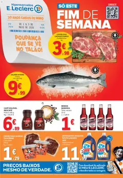 Pré-visualização E.Leclerc Catálogo Fim de Semana válido de 01.05.2026