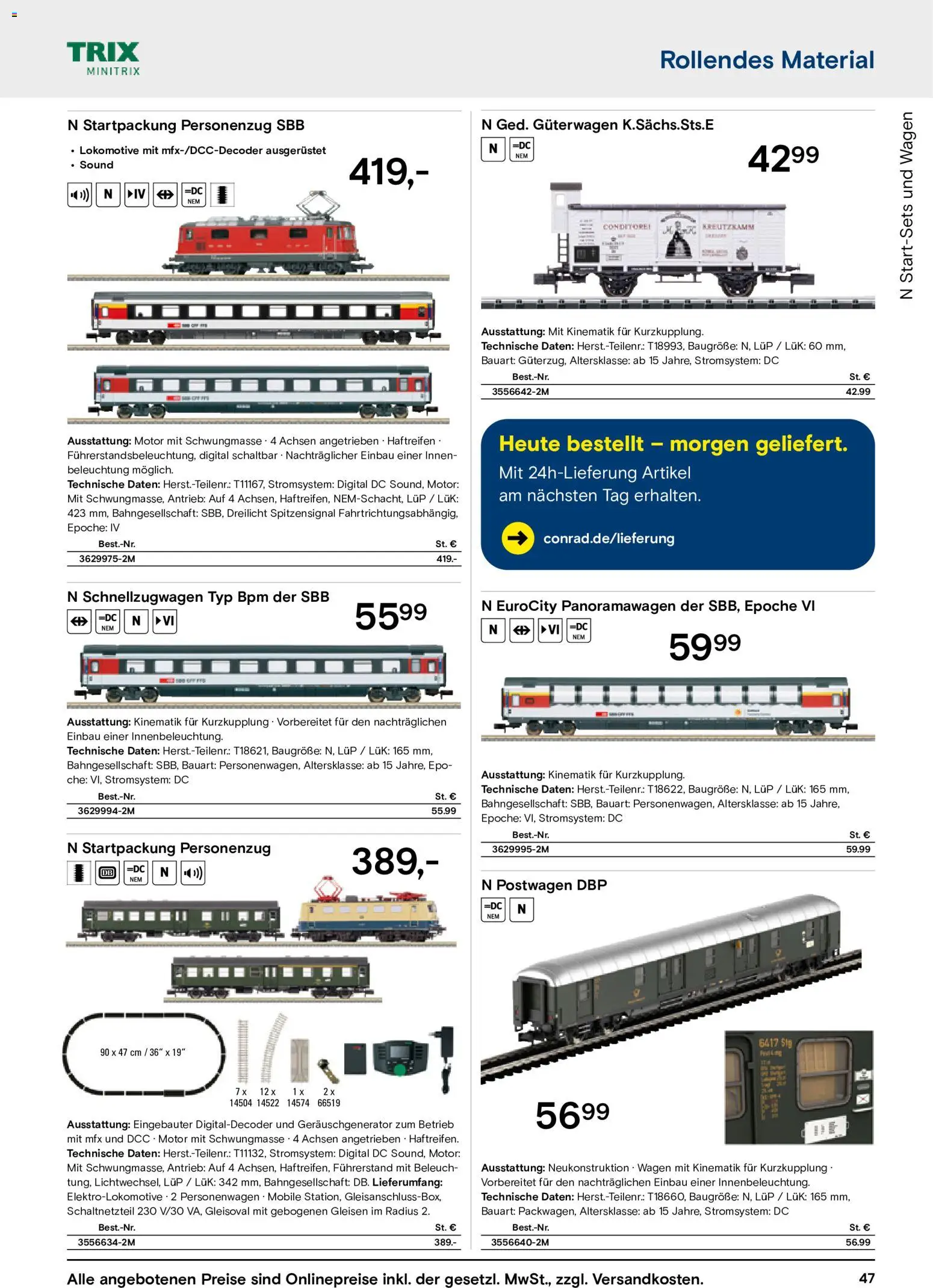 Conrad Modellbahn Katalog – gültig ab 07.09.2026 | Seite: 51