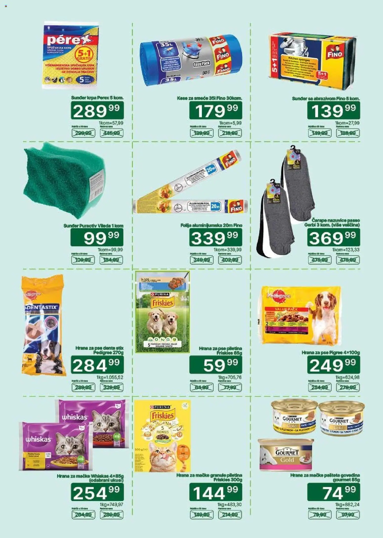 Univerexport katalog - važi od 25.05.2026 | Strana: 31 | Proizvode: Pedigree, Hrana za mačke, Čarape, Pašteta