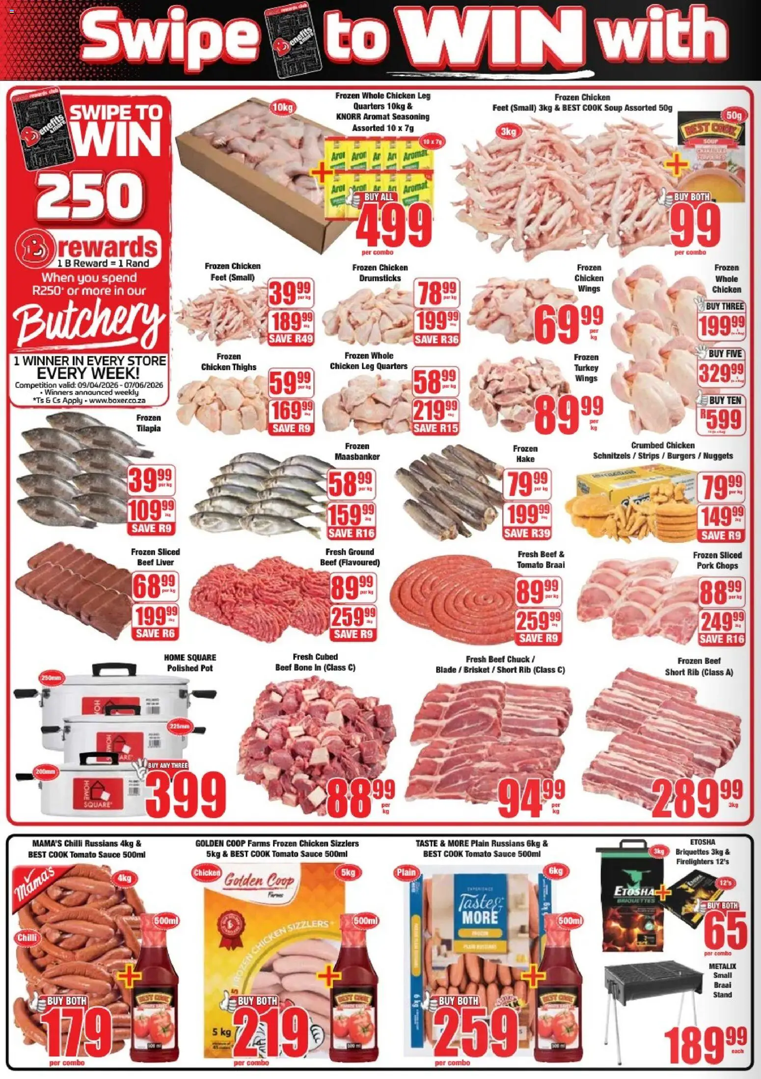 New Boxer catalogue – valid from 25.05.2026 | Page: 2 | Products: Pork, Beef, Seasoning, Aromat