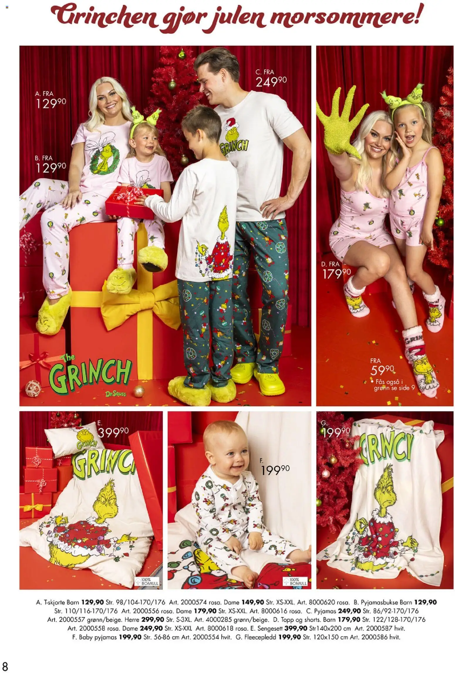 {H1} | Side: 8 | Produkter: Bomull, Pyjamas, Topp