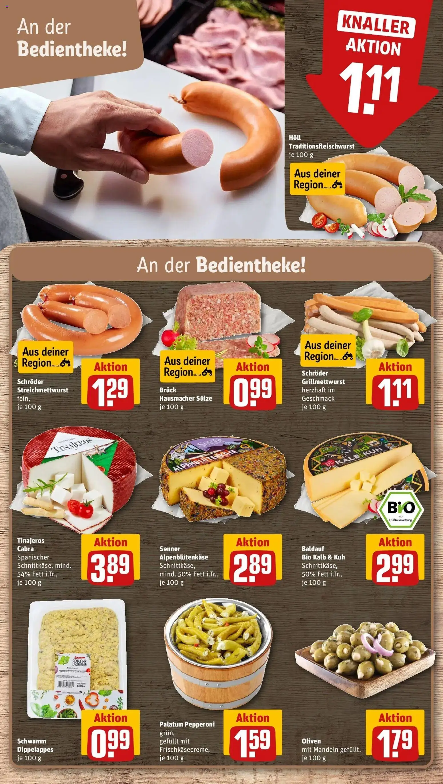 REWE Prospekt ab 10.08.2026 zum Blättern » Angebote | Seite: 9 | Produkte: Spezialitäten, Mandeln