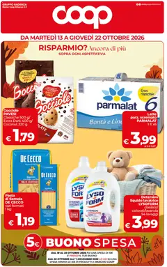 Anteprima del volantino COOP volantino Sicilia valido a partire dal 13/10/2026