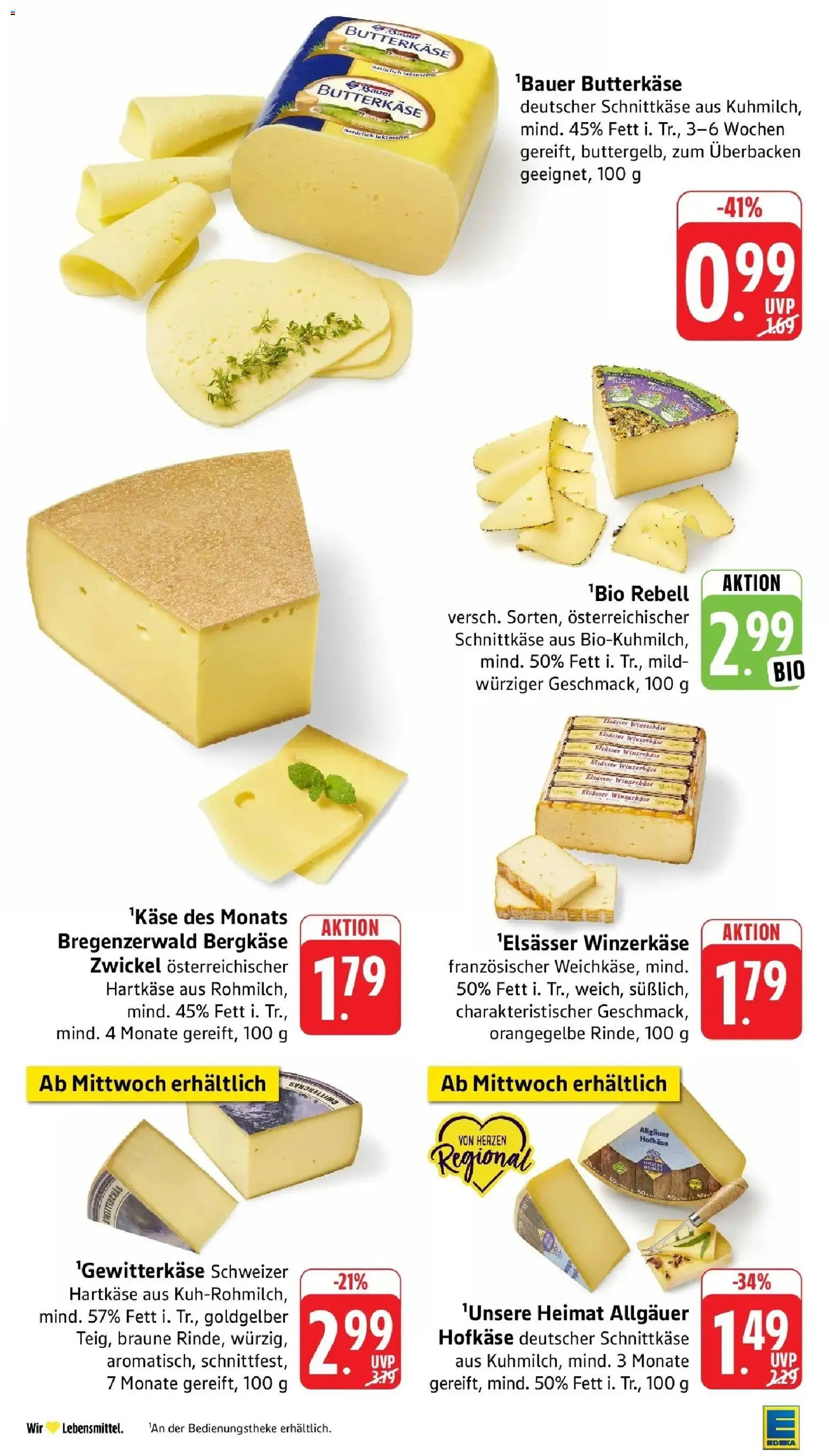 Edeka prospekt Bitburg – gültig ab 01.06.2026 | Seite: 10 | Produkte: Butter, Käse