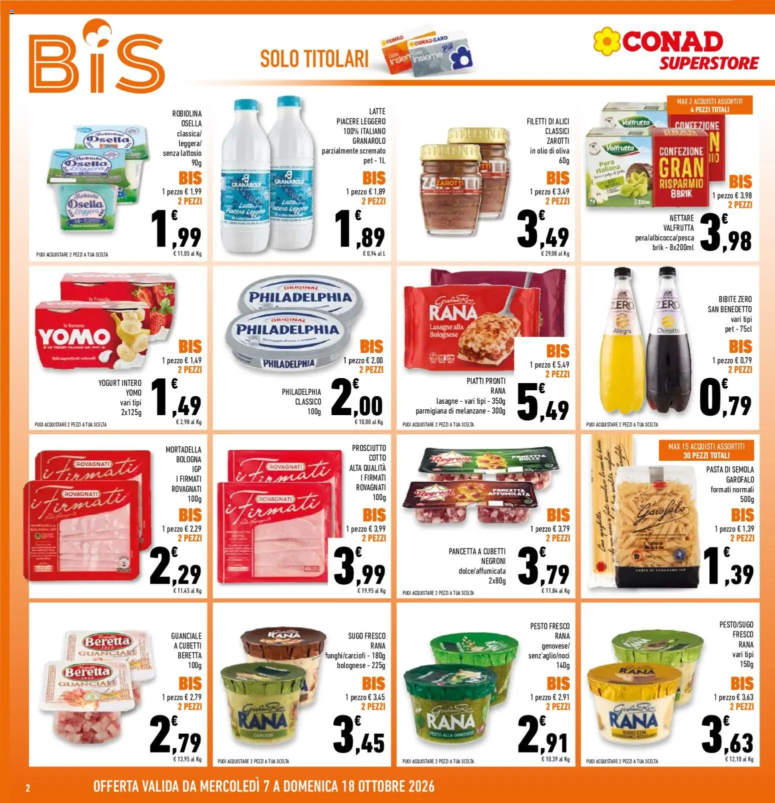 Volantino Conad del 07/10/2026 | Pagina: 2