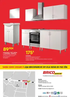 Pré-visualização BricoMarché folheto válido de 04.06.2026 | Página: 16 | Produtos: Faca, Base, Portas, Lavatório