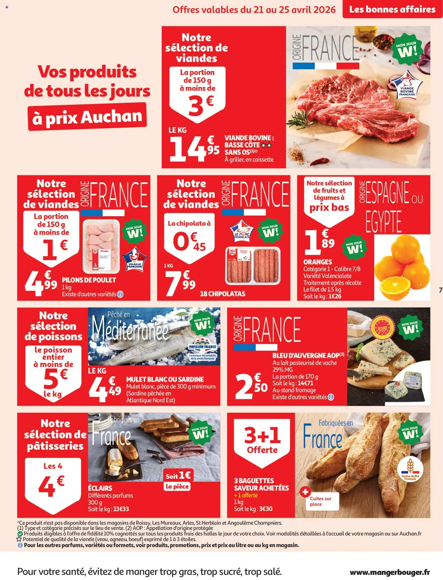 {H1} | Page: 9 | Produits: Farine de ble, Lait, Oranges, Viande bovine