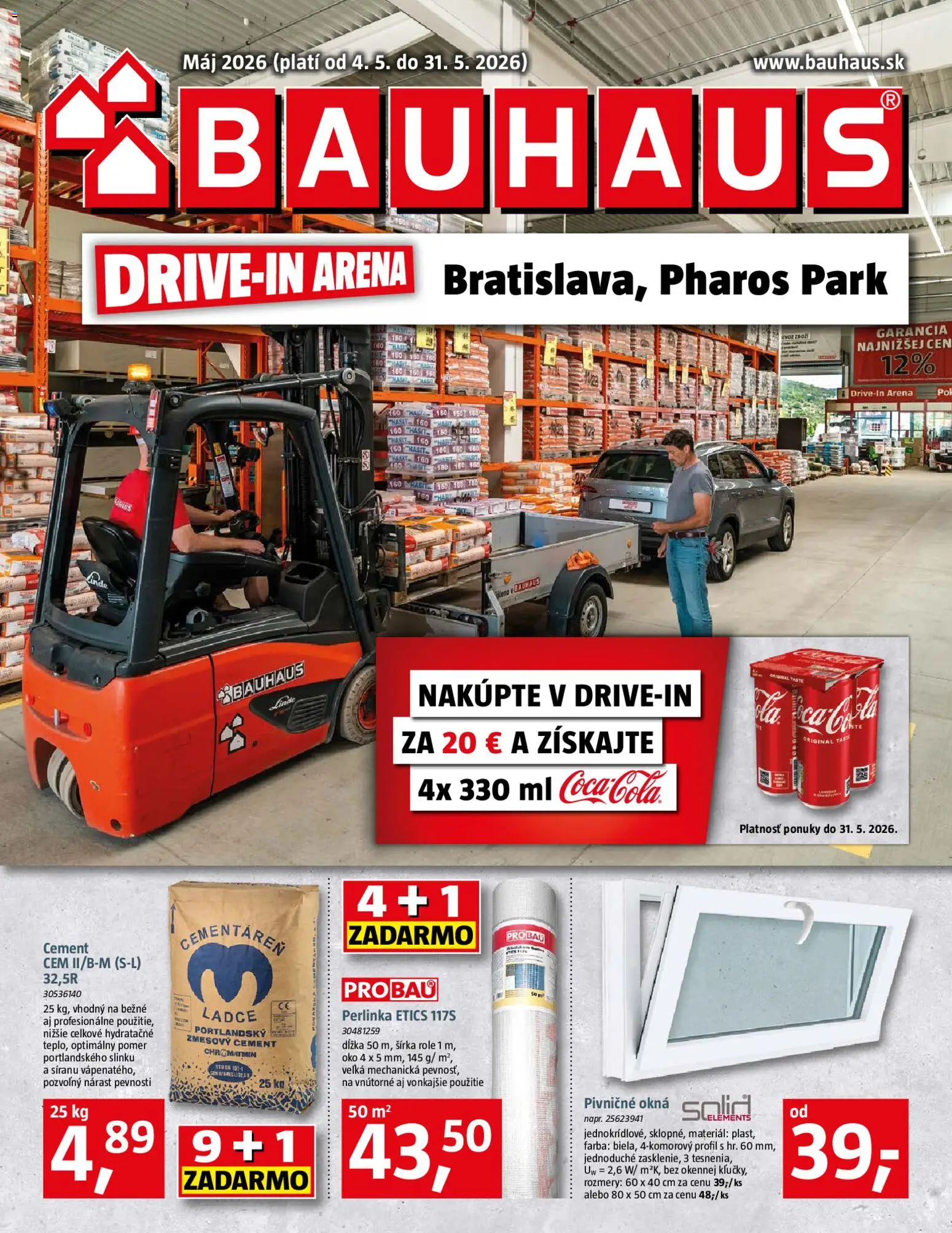 Nové Bauhaus akcie – leták je platný od 04.05.2026 | Strana: 1