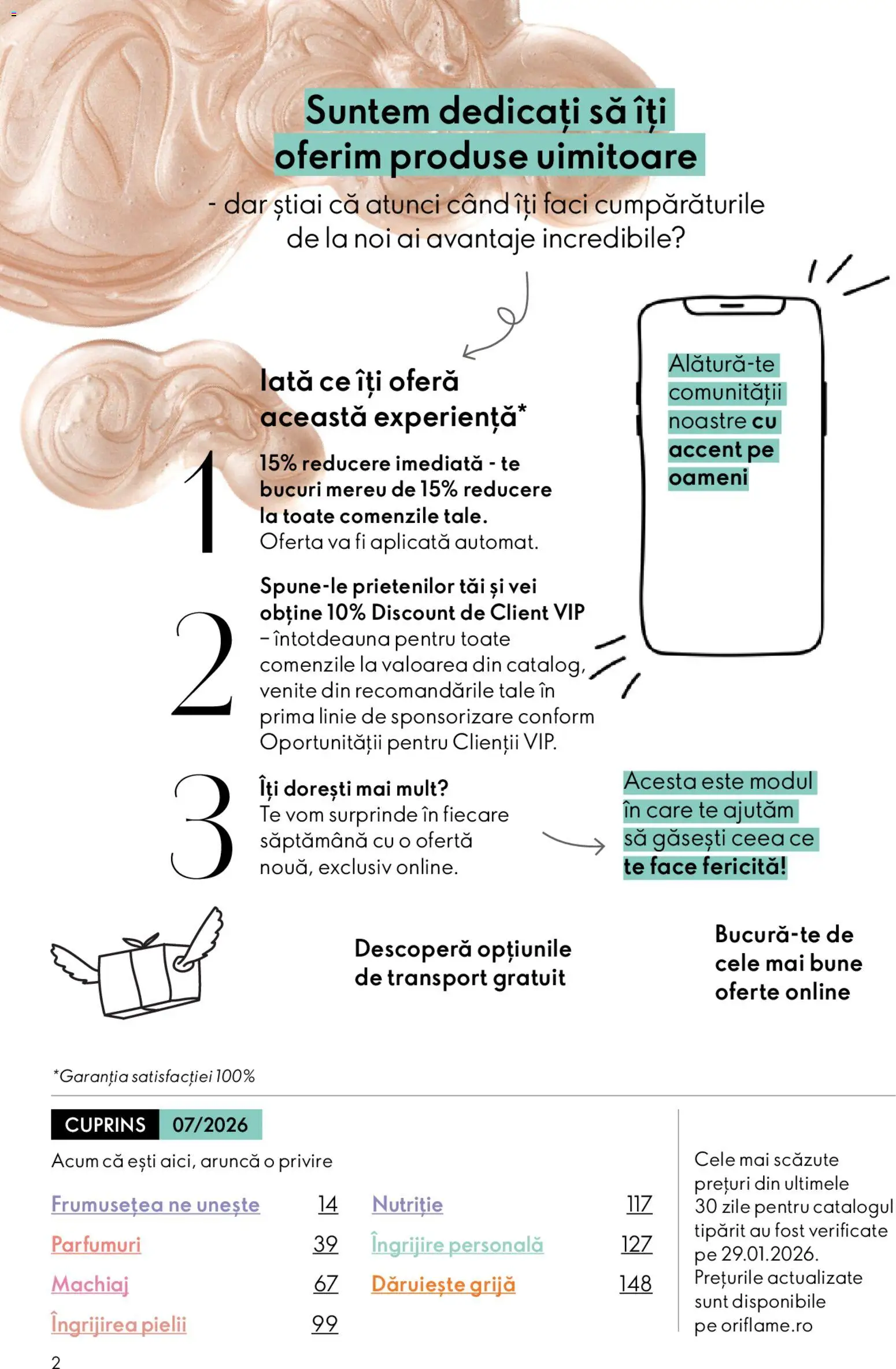 Noul catalog Oriflame – valabil de la 06.05.2026 | Pagină: 2 | Produse: Machiaj