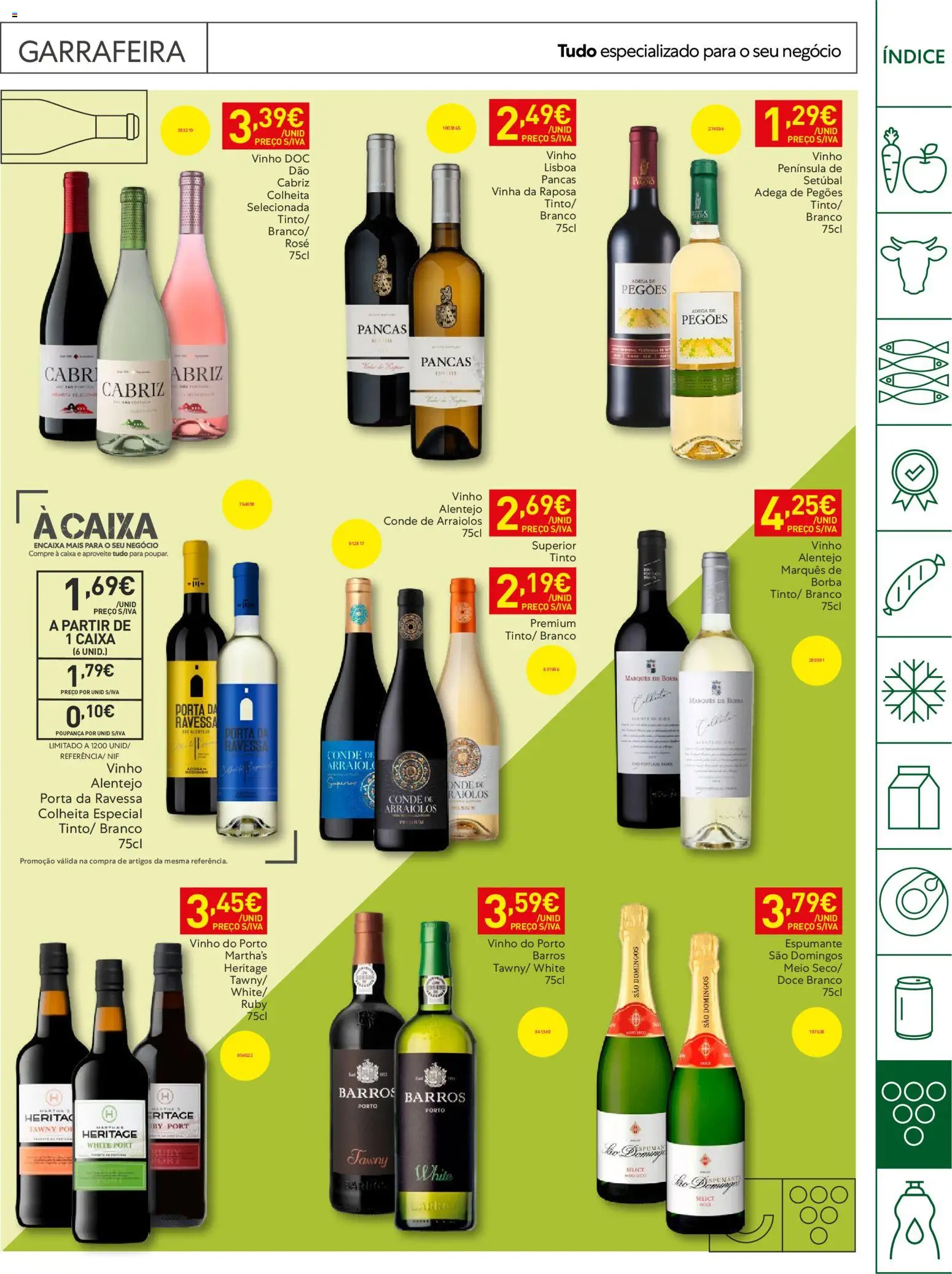 Recheio Horeca │ válido de 09.06.2026 | Página: 25 | Produtos: Porta, Espumante, Caixa, Vinho