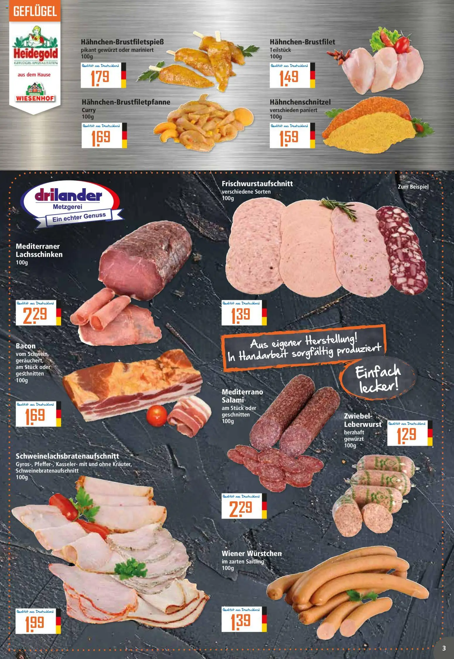 Klaas & Kock Prospekt – gültig ab 06.07.2026 | Seite: 3 | Produkte: Wiener wurstchen, Salami