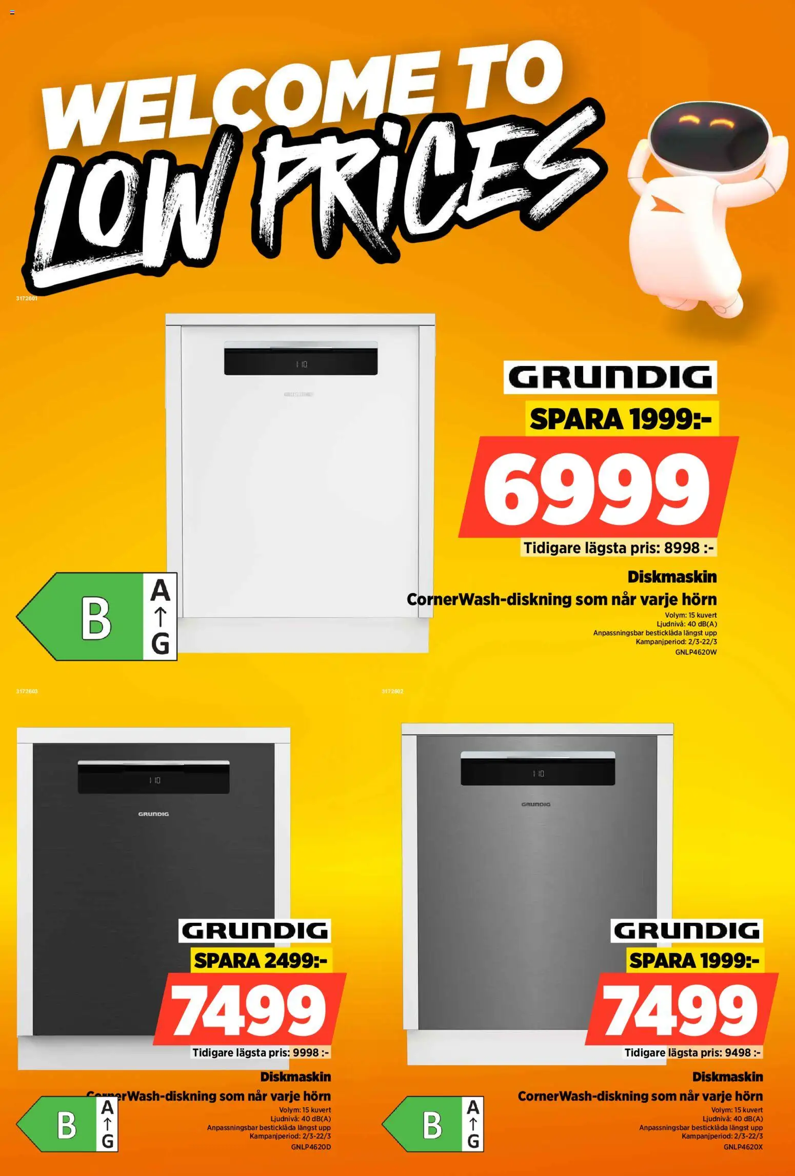 Power reklamblad aktuell från 09.03.2026 | Sida: 53 | Produkter: Diskmaskin, Kuvert