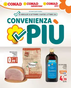 Anteprima del volantino Conad volantino Convenienza Più Lazio valido a partire dal 30/09/2026