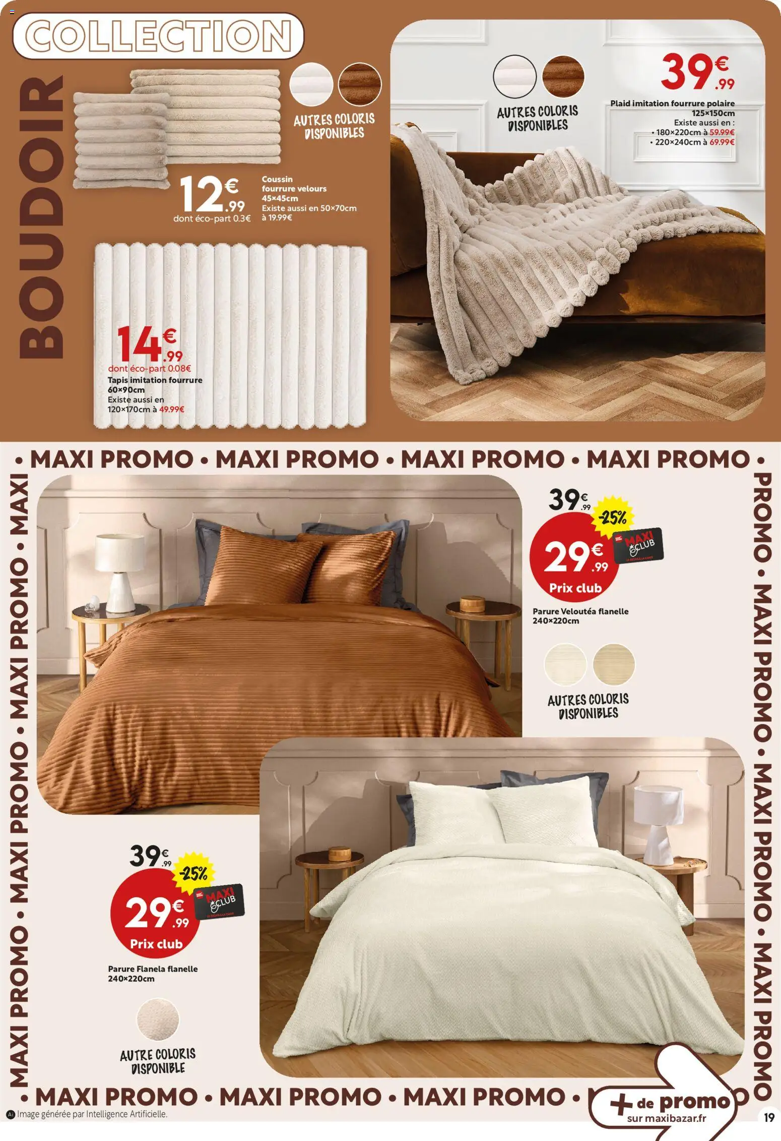 {H1} | Page: 19 | Produits: Plaid, Tapis, Polaire