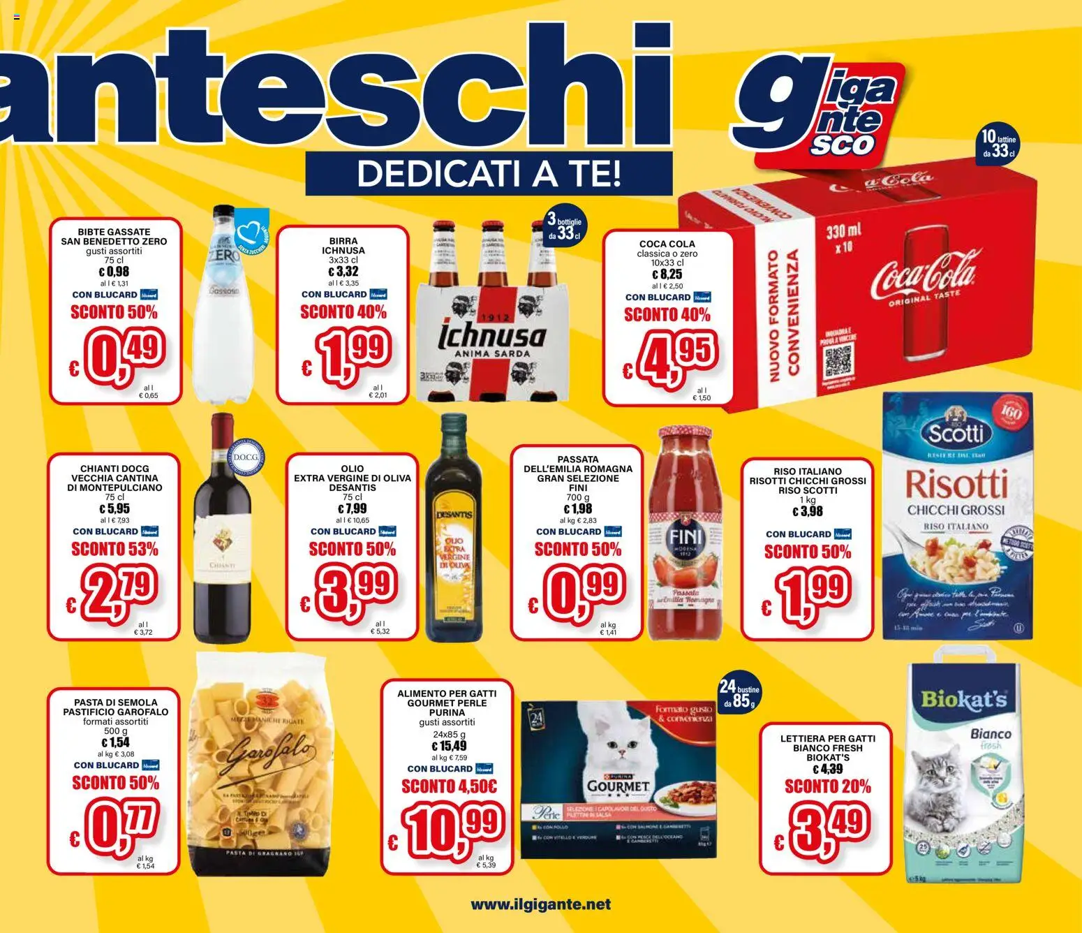 Volantino Il Gigante del 21.05.2026 | Pagina: 3 | Prodotti: Birra, Salsa, Pasta, Coca Cola