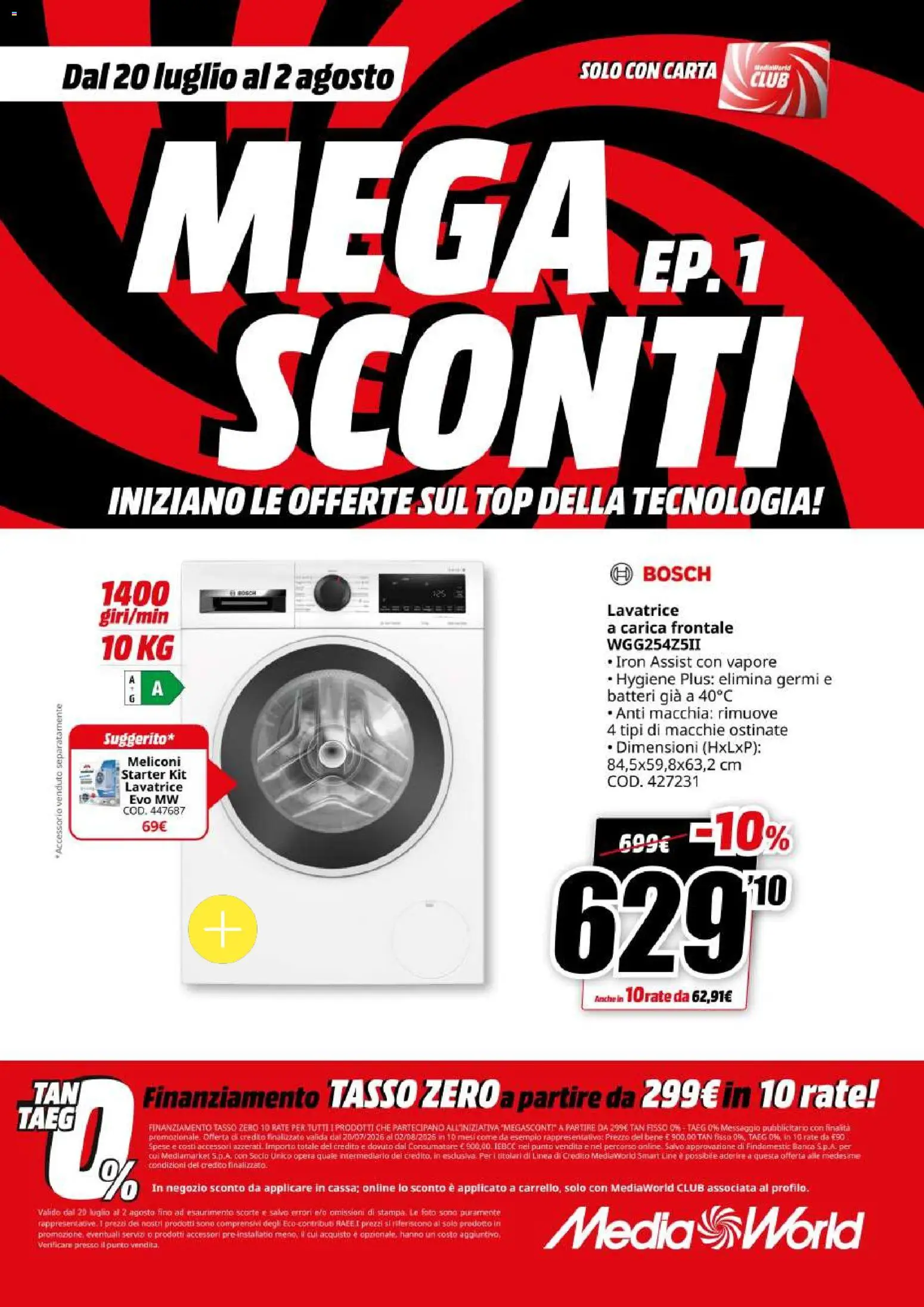 Volantino Media World del 20/07/2026 | Pagina: 54