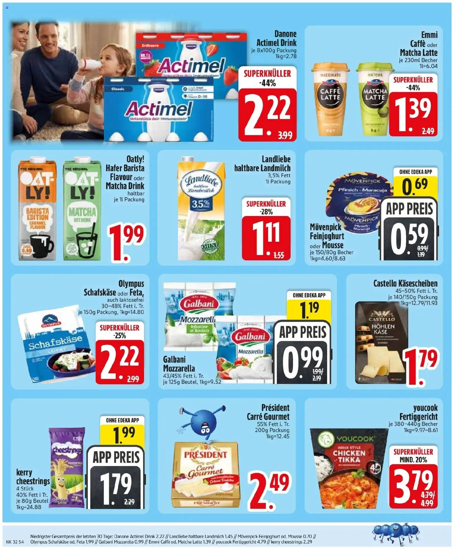 Edeka Prospekt Vilsbiburg (ab 03.08.2026) » Angebote Online | Seite: 6 | Produkte: Youcook, Käse, Mozzarella, Pfirsich
