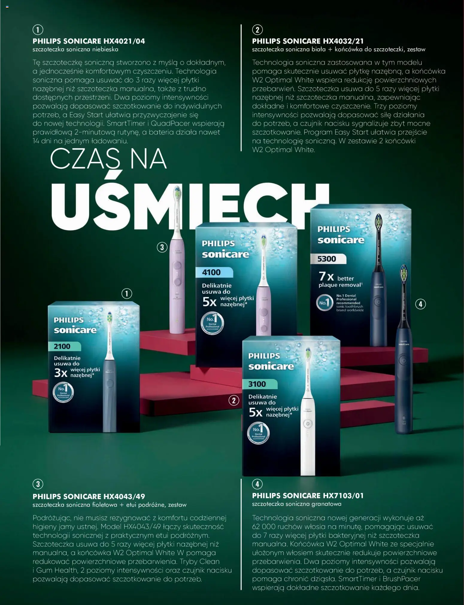 Super-pharm gazetka od 19.09.2026 | Strona: 10 | Produkty: Szczoteczka soniczna, Płytki, Bateria