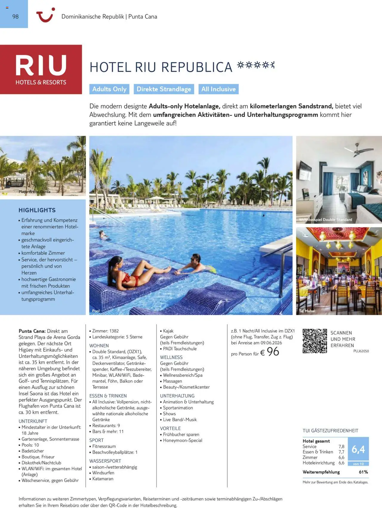 TUI Prospekt Mittelamerika & Karibik 2025/26 – gültig ab 01.11.2025 | Seite: 98