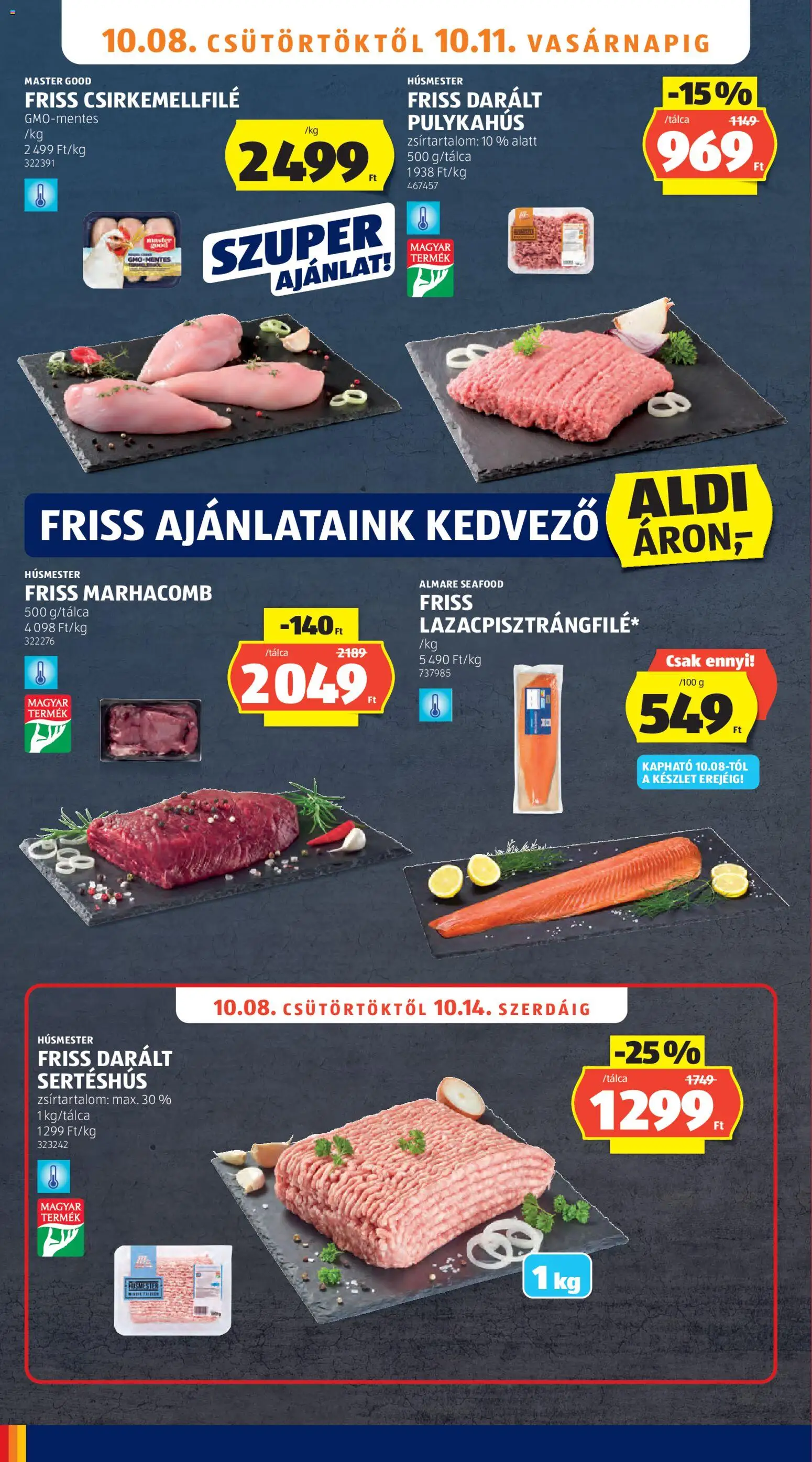 Aldi akciós ujság - amely érvényes a következő dátumtól: 2026.10.08. | Oldal: 8