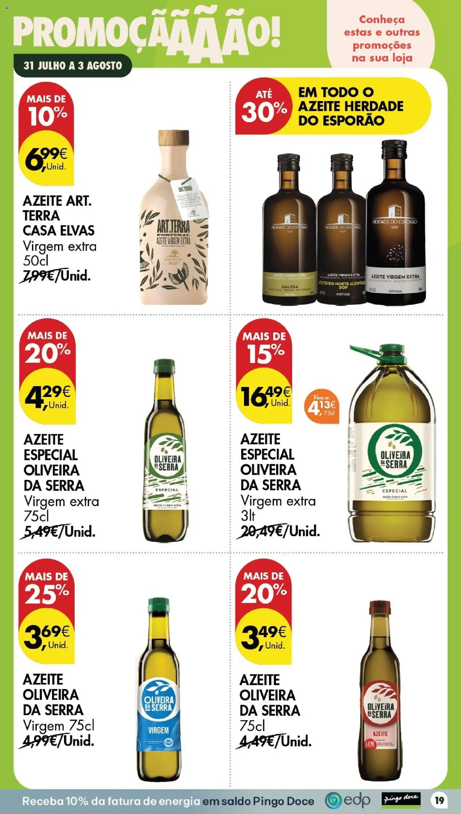 Pingo Doce Poupe este Fim de Semana │ válido de 31/07/2026 | Página: 19 | Produtos: Azeite