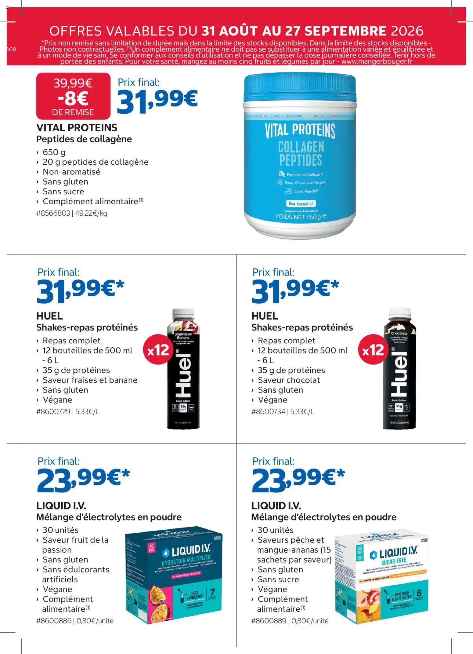 {H1} | Page: 7 | Produits: Alimentation, Poudre, Fruits, Banane