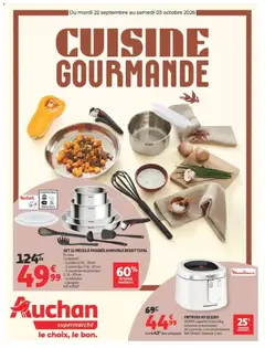 Auchan - Prévisualisation de Auchan Cuisine gourmande supers valide à partir de 22/09/2026
