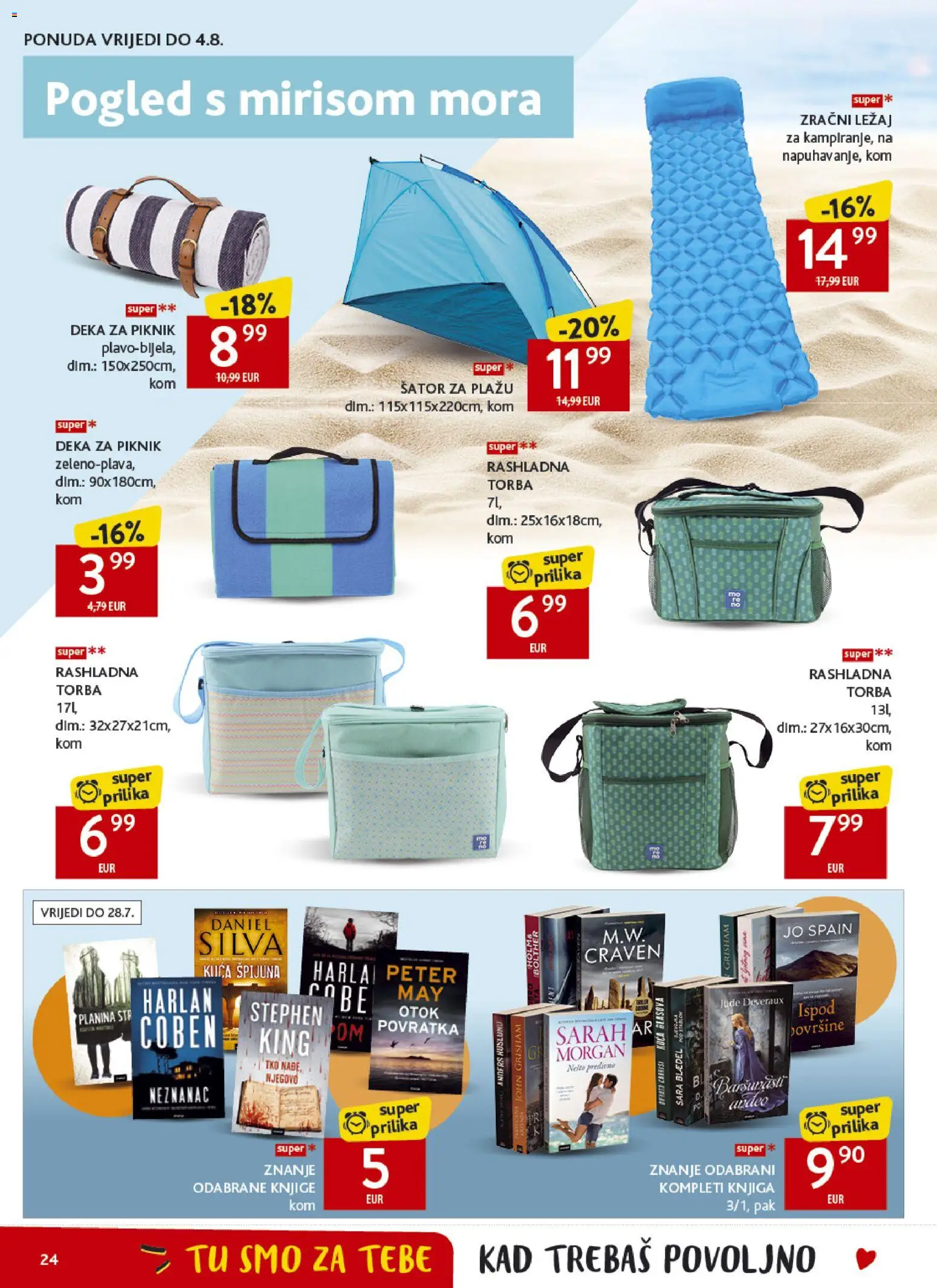 Konzum HR akciós ujság - amely érvényes a következő dátumtól: 2026.07.22. | Oldal: 24 | Termékek: Sátor