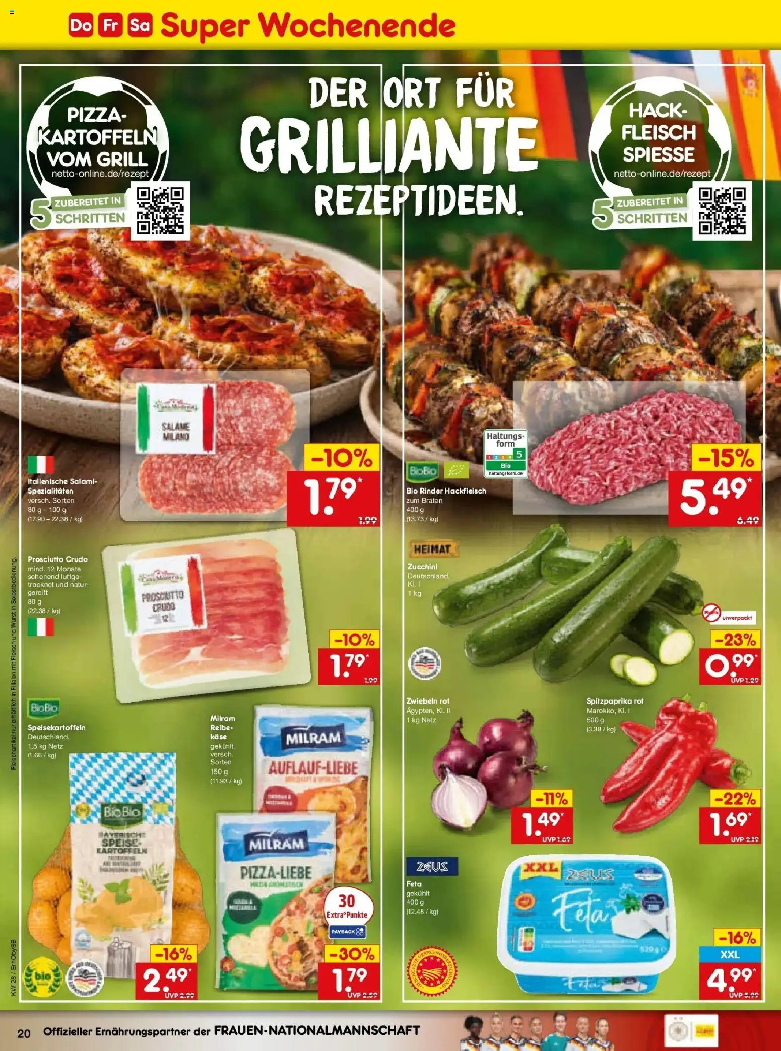 Netto Marken-Discount - Netto: Wochenangebote – gültig ab 05.07.2026 | Seite: 36 | Produkte: Milram, Wurst, Salami, Fleisch