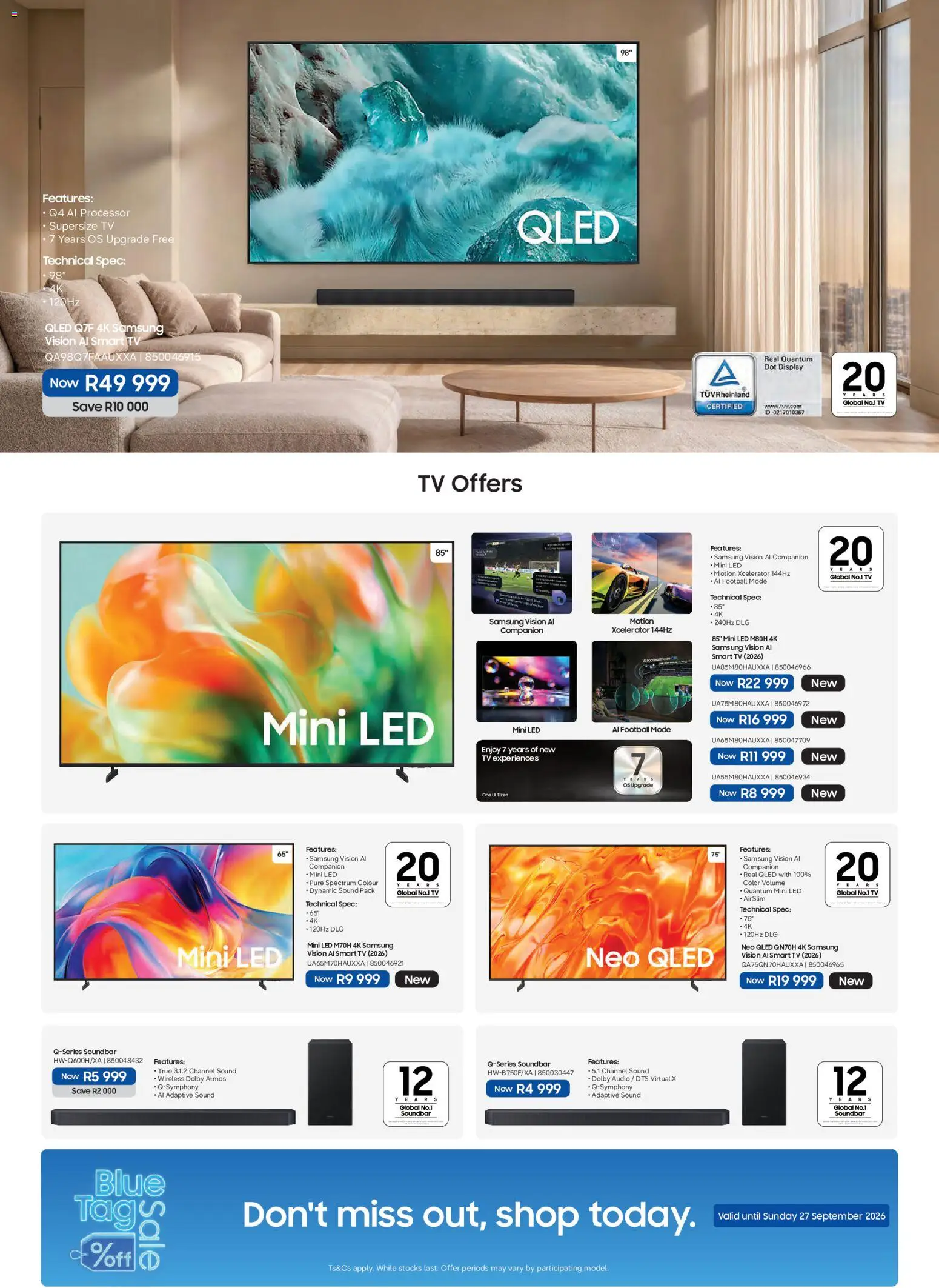 New Makro catalogue – valid from 16/09/2026 | Page: 2 | Products: Audio, TV, Soundbar