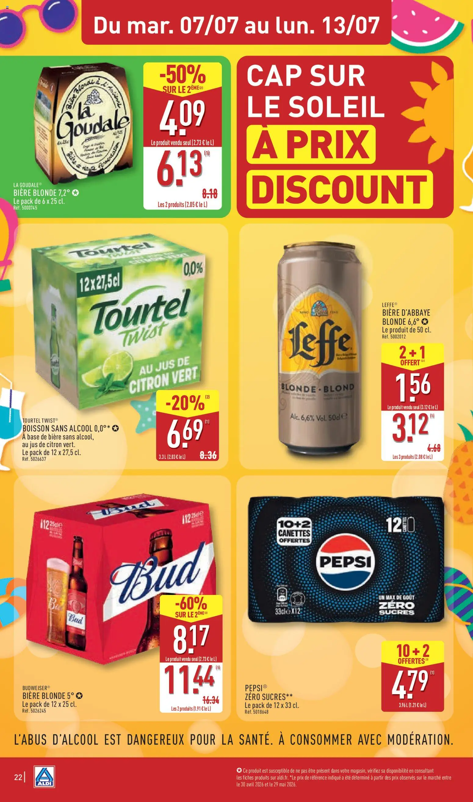 {H1} | Page: 24 | Produits: Alcool, Citron, Bière blonde, Bière