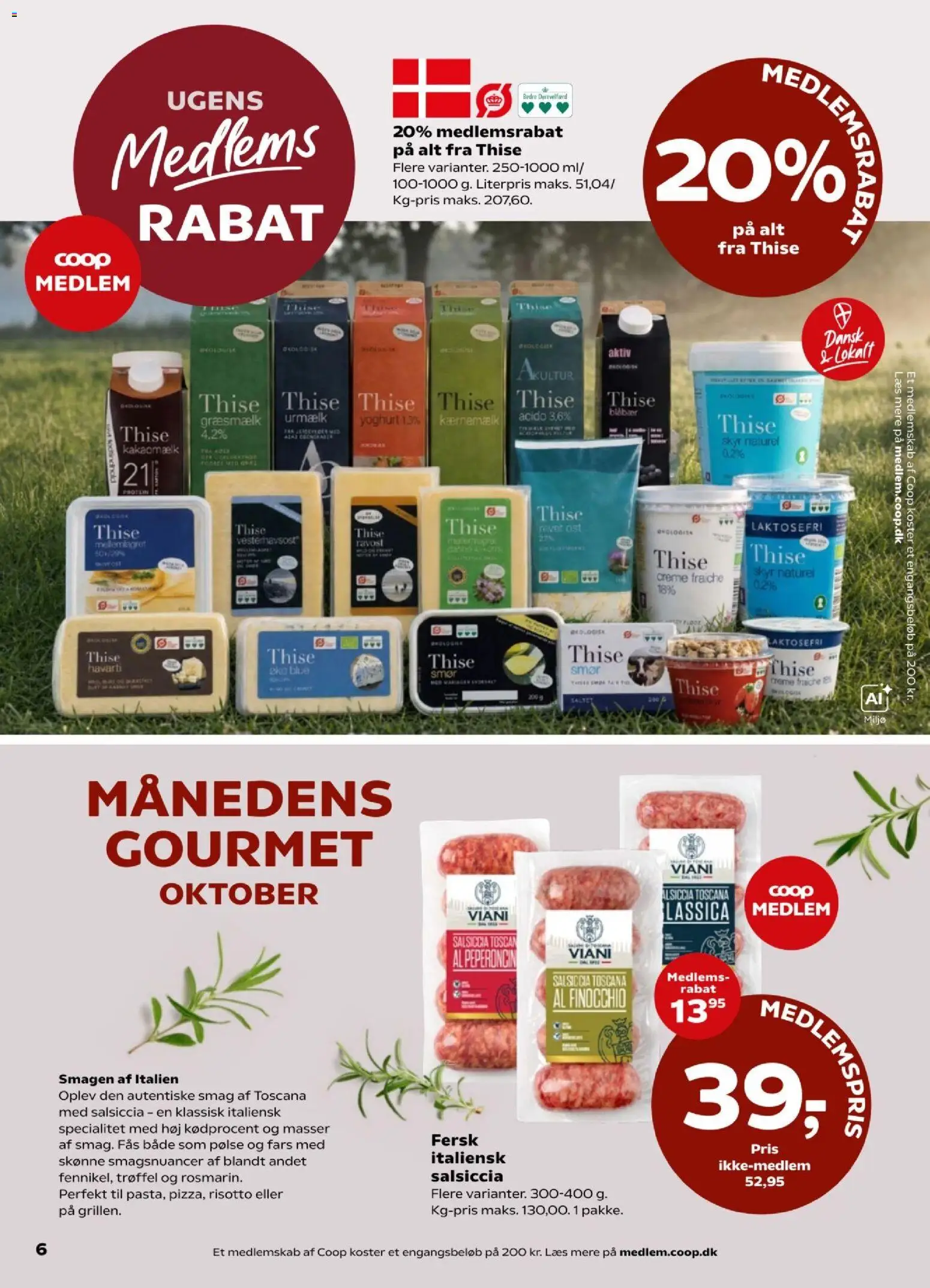 Super Brugsen tilbudsavis – gyldig fra 23/10/2026 | Side: 6 | Produkter: Smør, Yoghurt, Creme, Søm