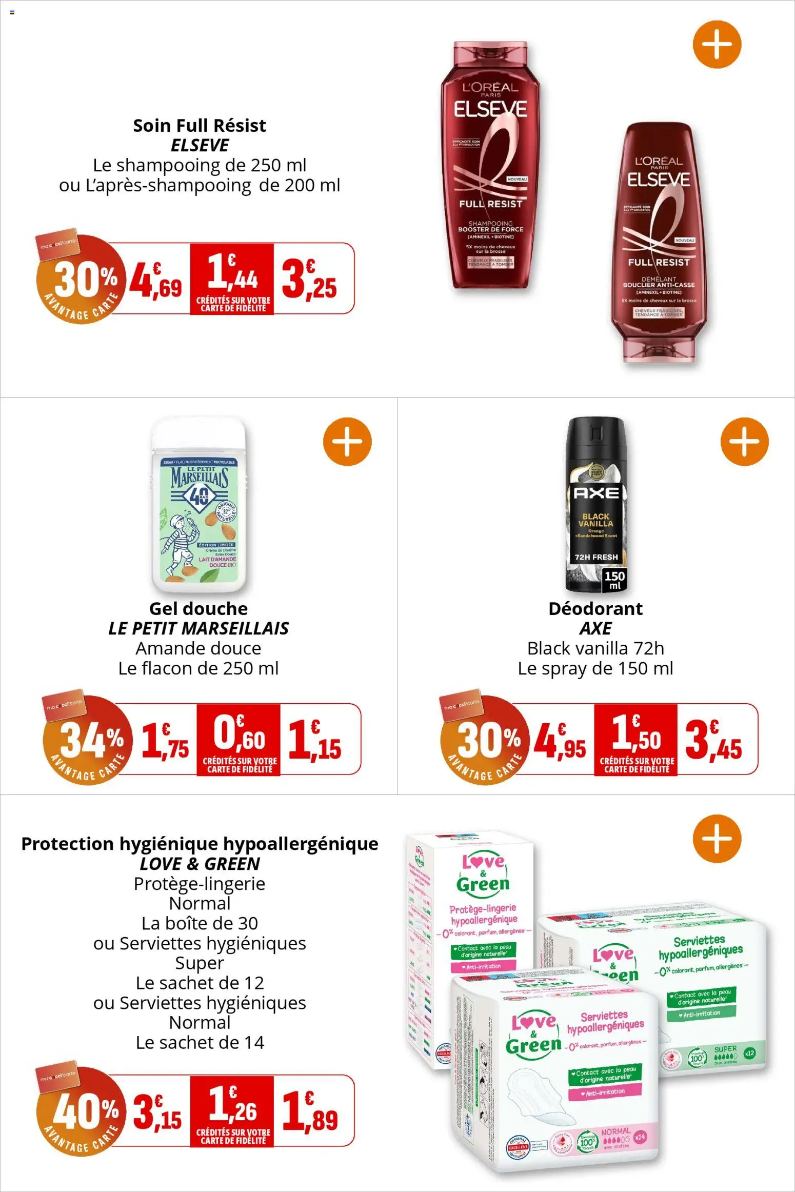 {H1} | Page: 31 | Produits: Shampooing, Brosse, Gel douche, Lait