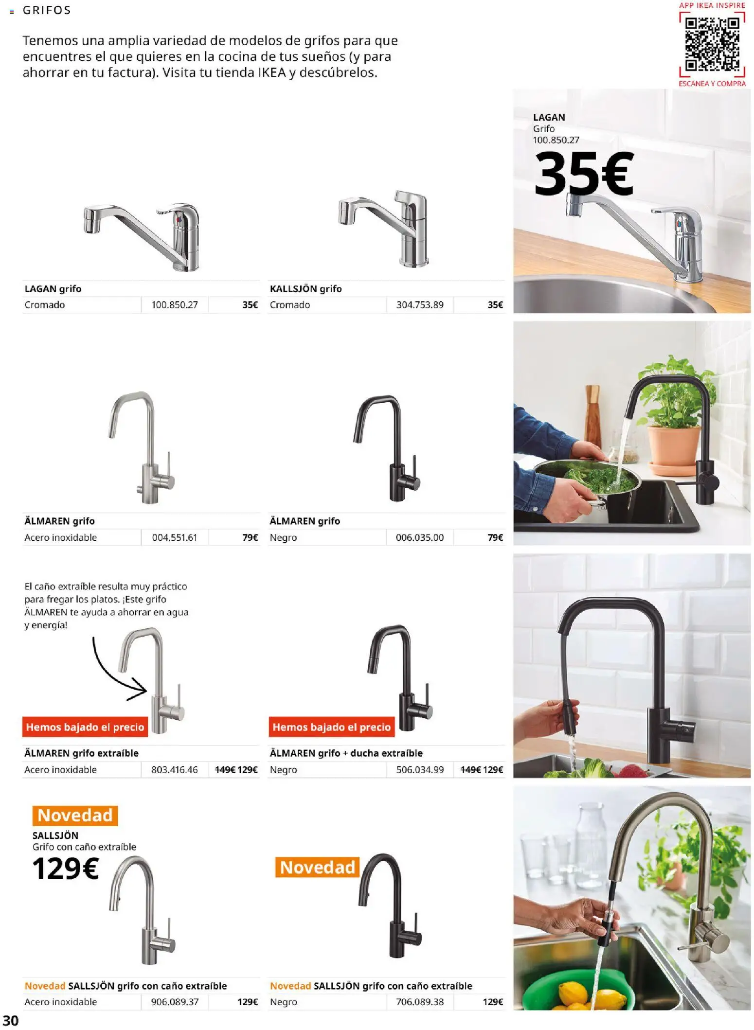 Catálogo IKEA Cocinas │ válido desde el 01.02.2026 | Página: 30 | Productos: Té, Cocina, Ducha