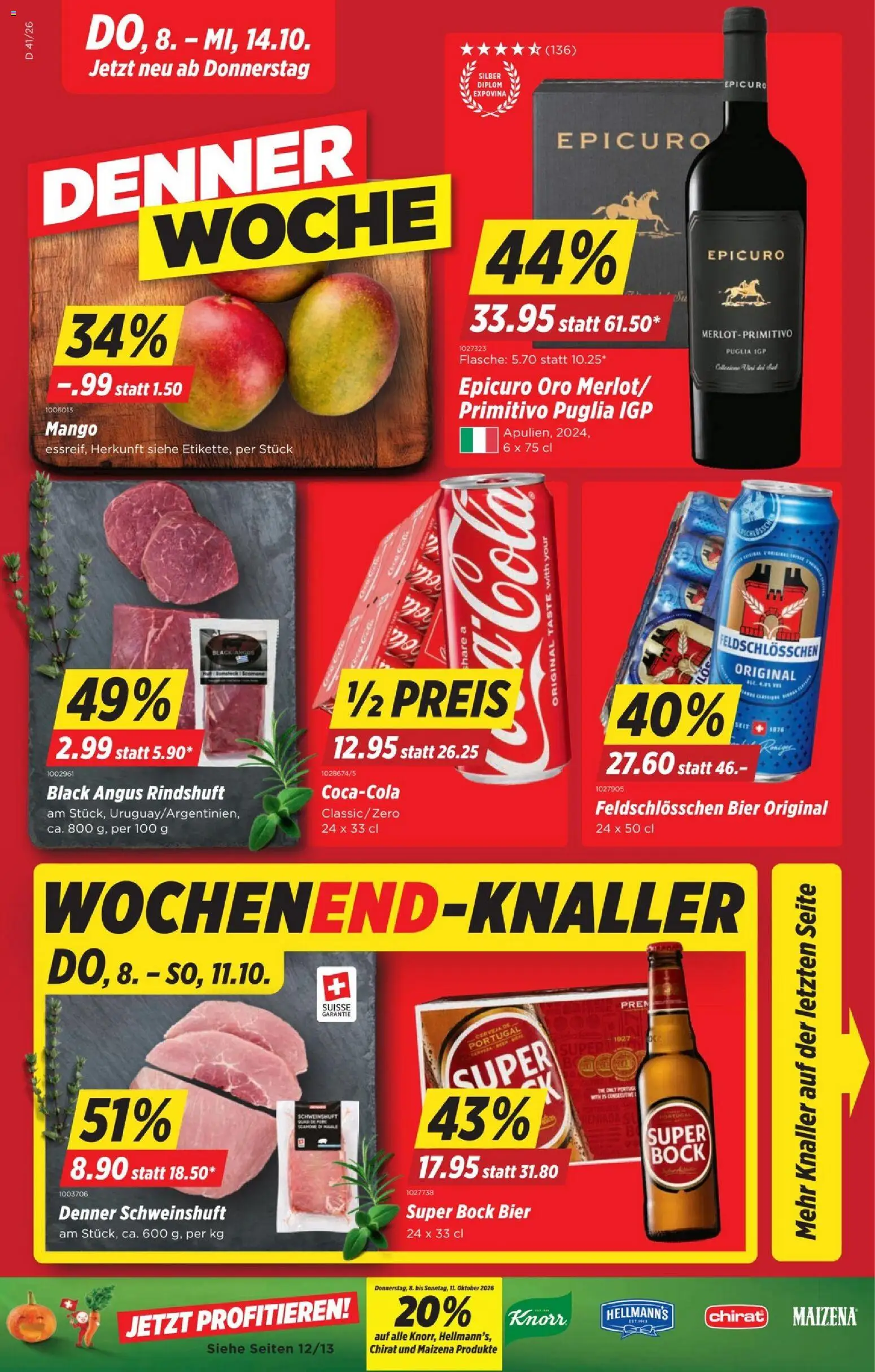 Denner aktionen – gültig ab 08.10.2026 | Seite: 1