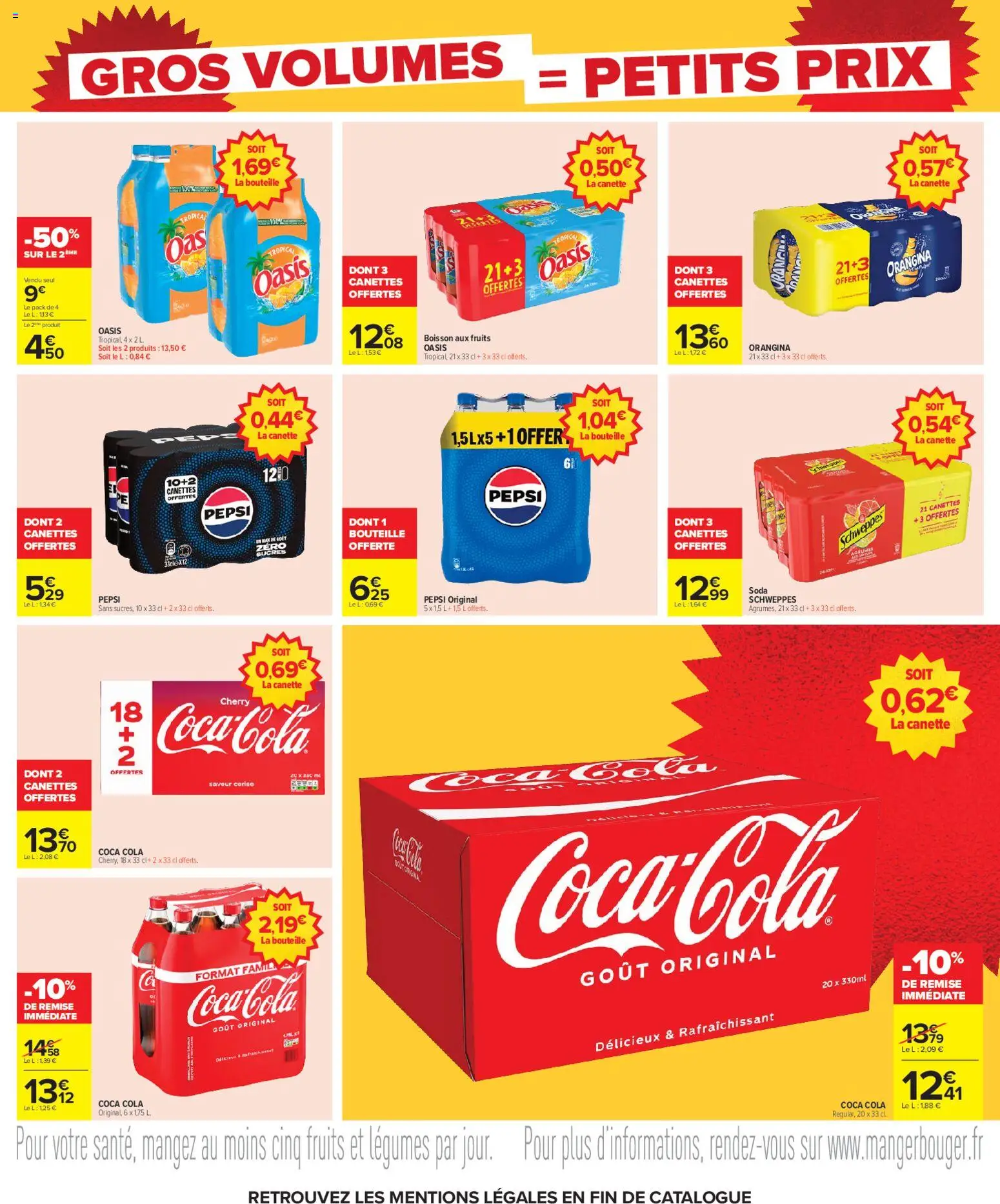 {H1} | Page: 5 | Produits: Agrumes, Boisson, Soda, Cerise