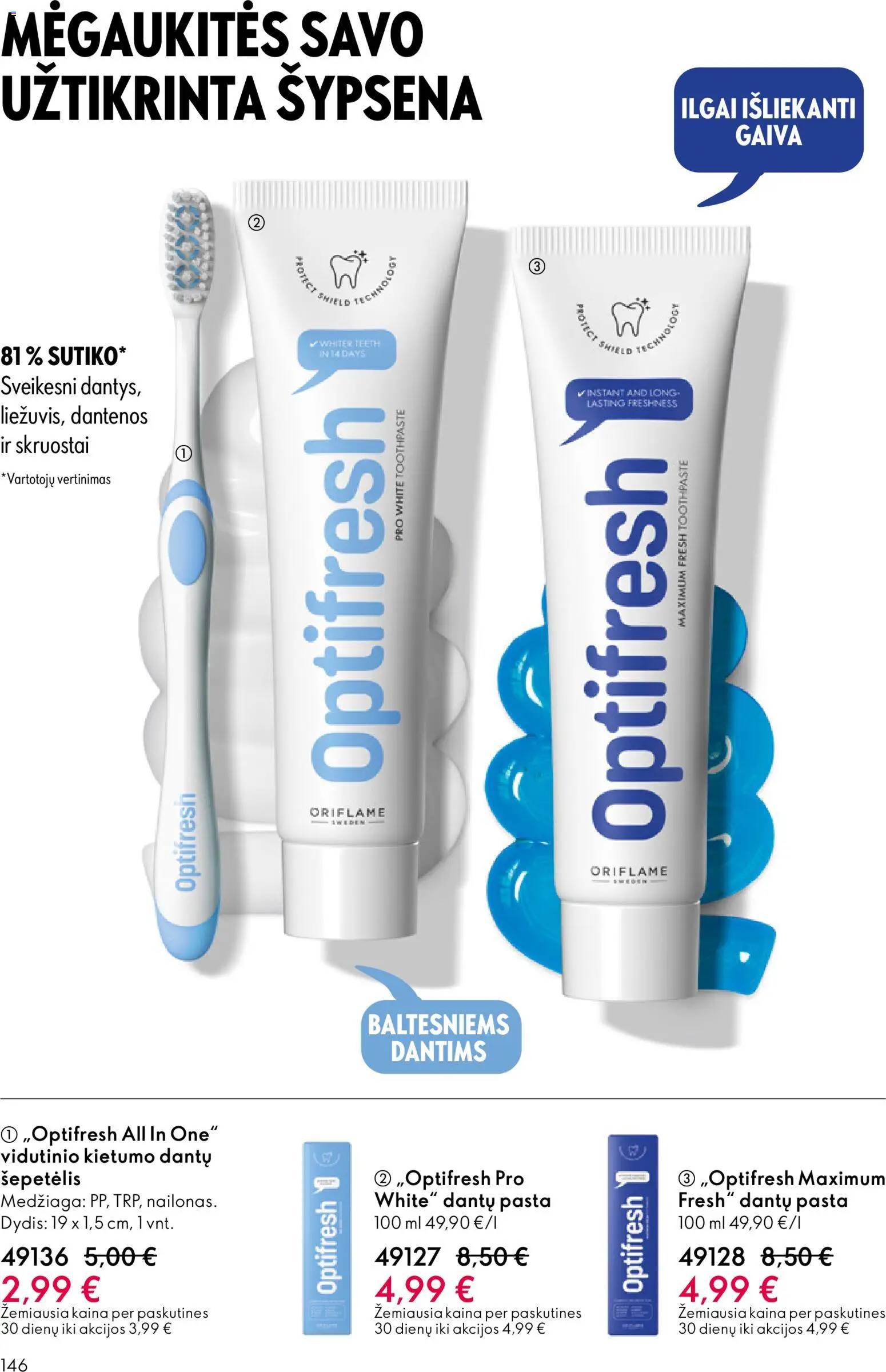 Oriflame akcijos nuo 13.05.2026 | Puslapis: 146 | Prekių: Šepetėlis