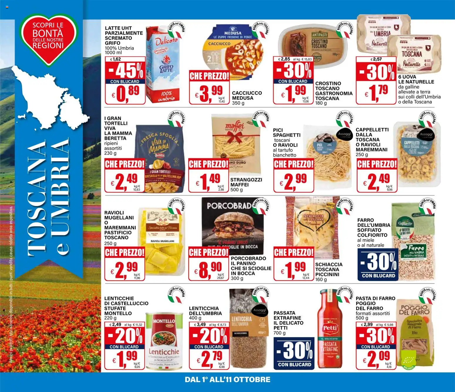 Volantino Il Gigante del 01/10/2026 | Pagina: 20 | Prodotti: Bresaola, Ravioli, Miele, Farro