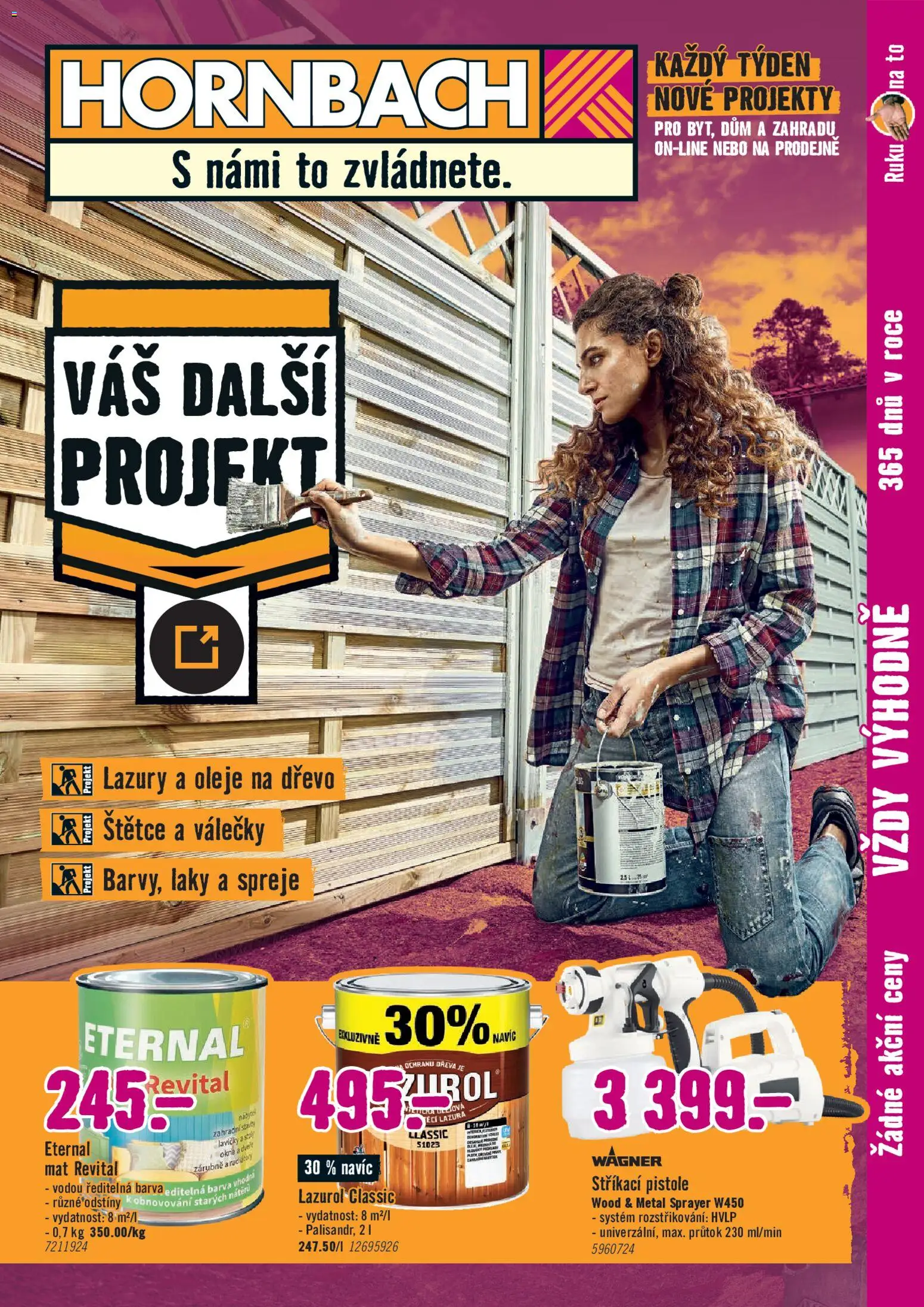 HORNBACH leták - Barvy od 24.06.2026 | Strana: 1 | Produkty: Oleje, Vál
