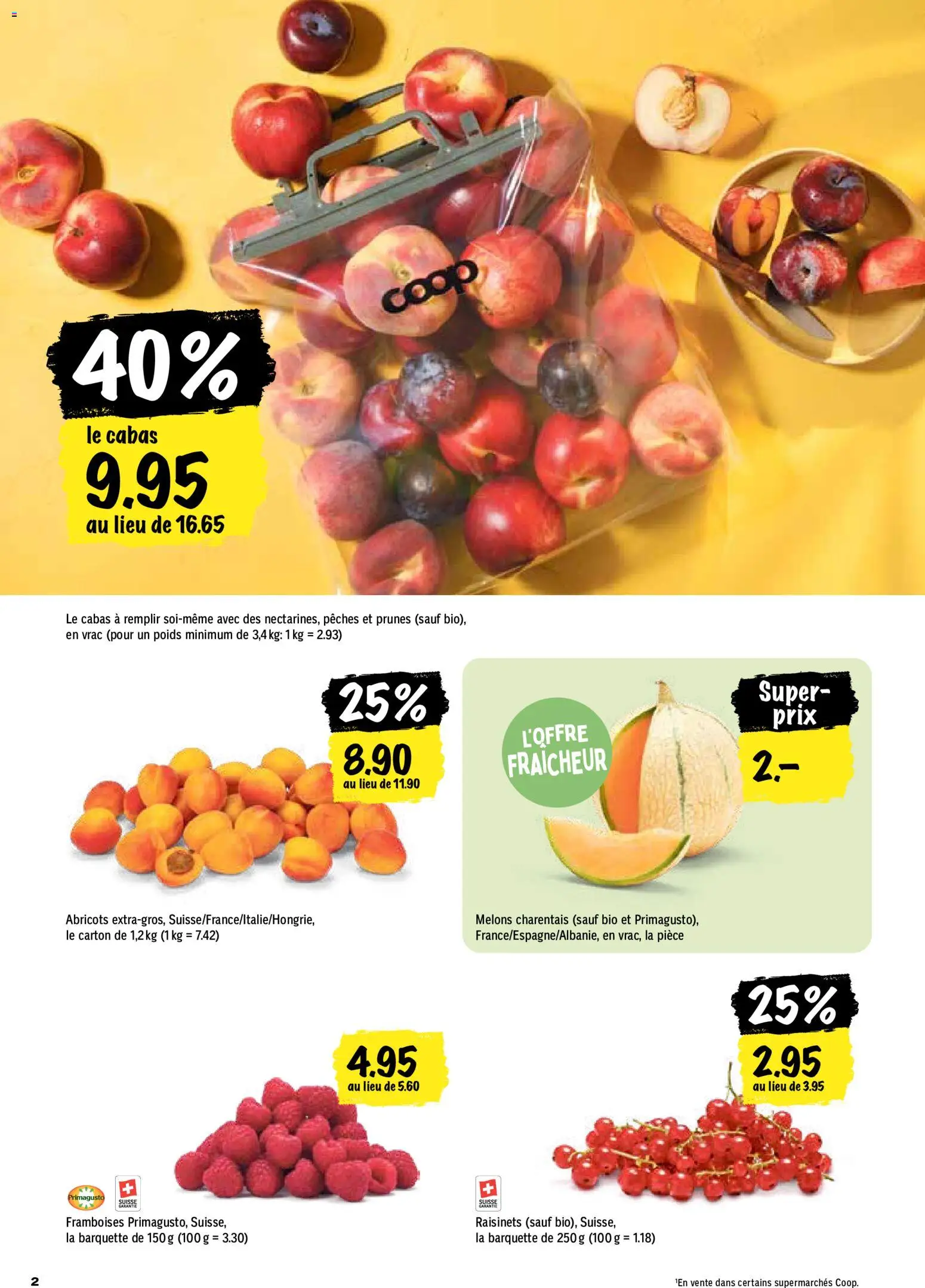 Coop aktionen FR – gültig ab 23.07.2026 | Seite: 2