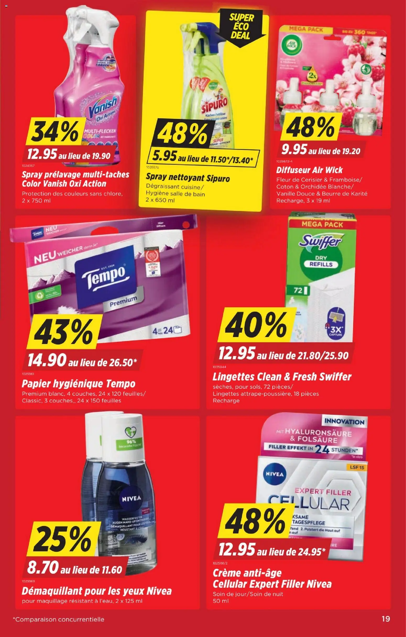 Denner aktionen FR – gültig ab 20.08.2026 | Seite: 19 | Produkte: Vanille, Creme