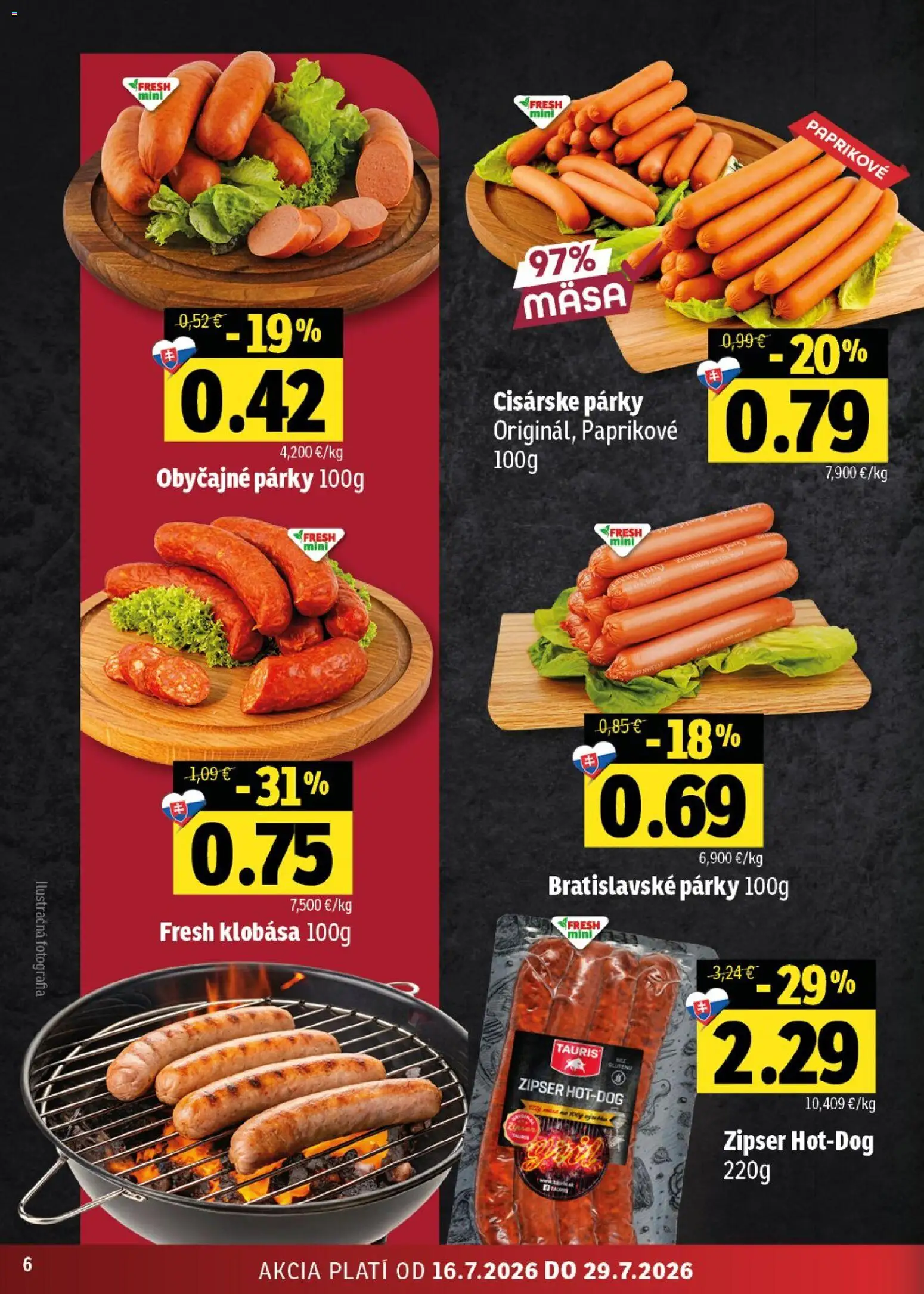 Nové Fresh akcie – leták je platný od 16.07.2026 | Strana: 6